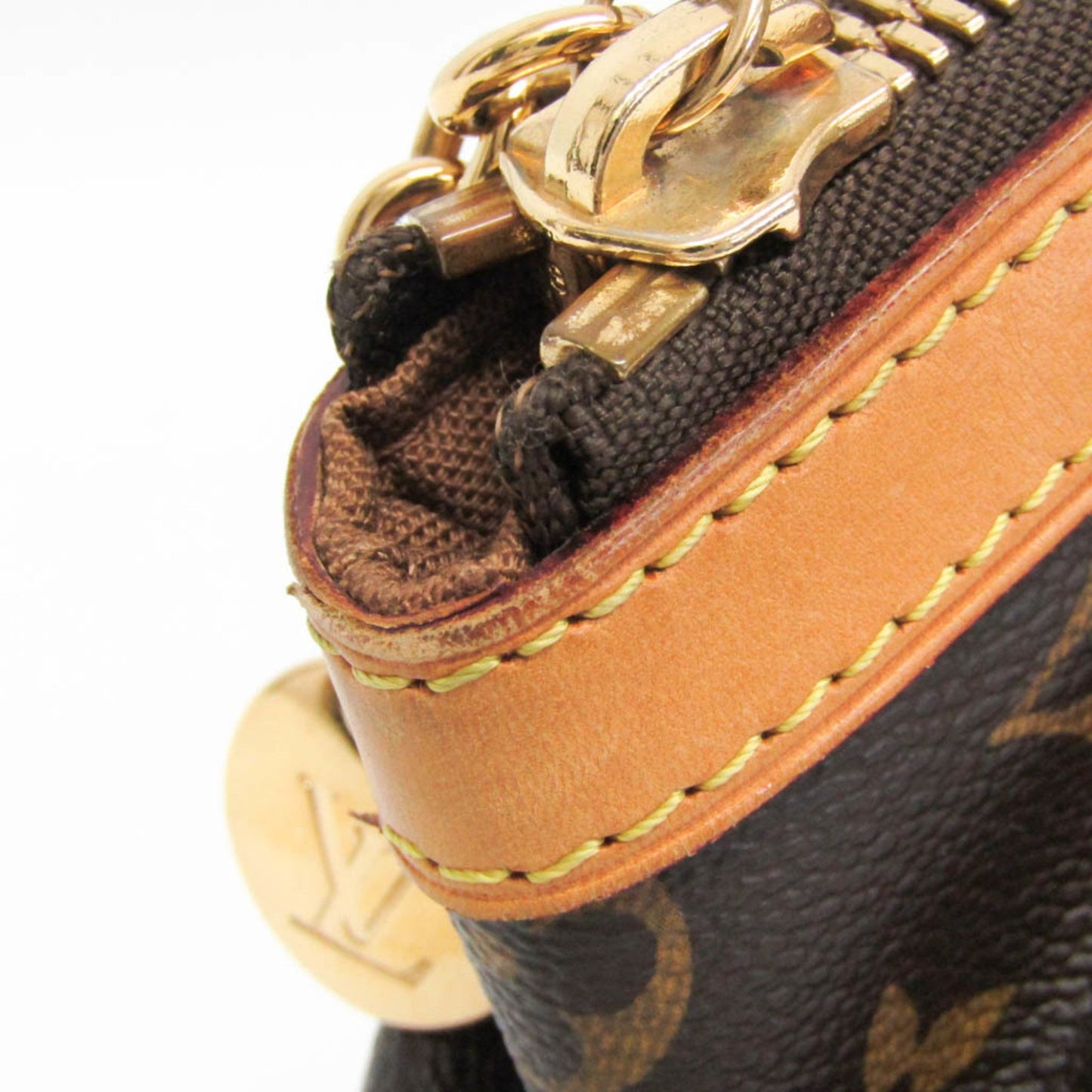 Louis Vuitton Tivoli, Brown, Canvas, handbag