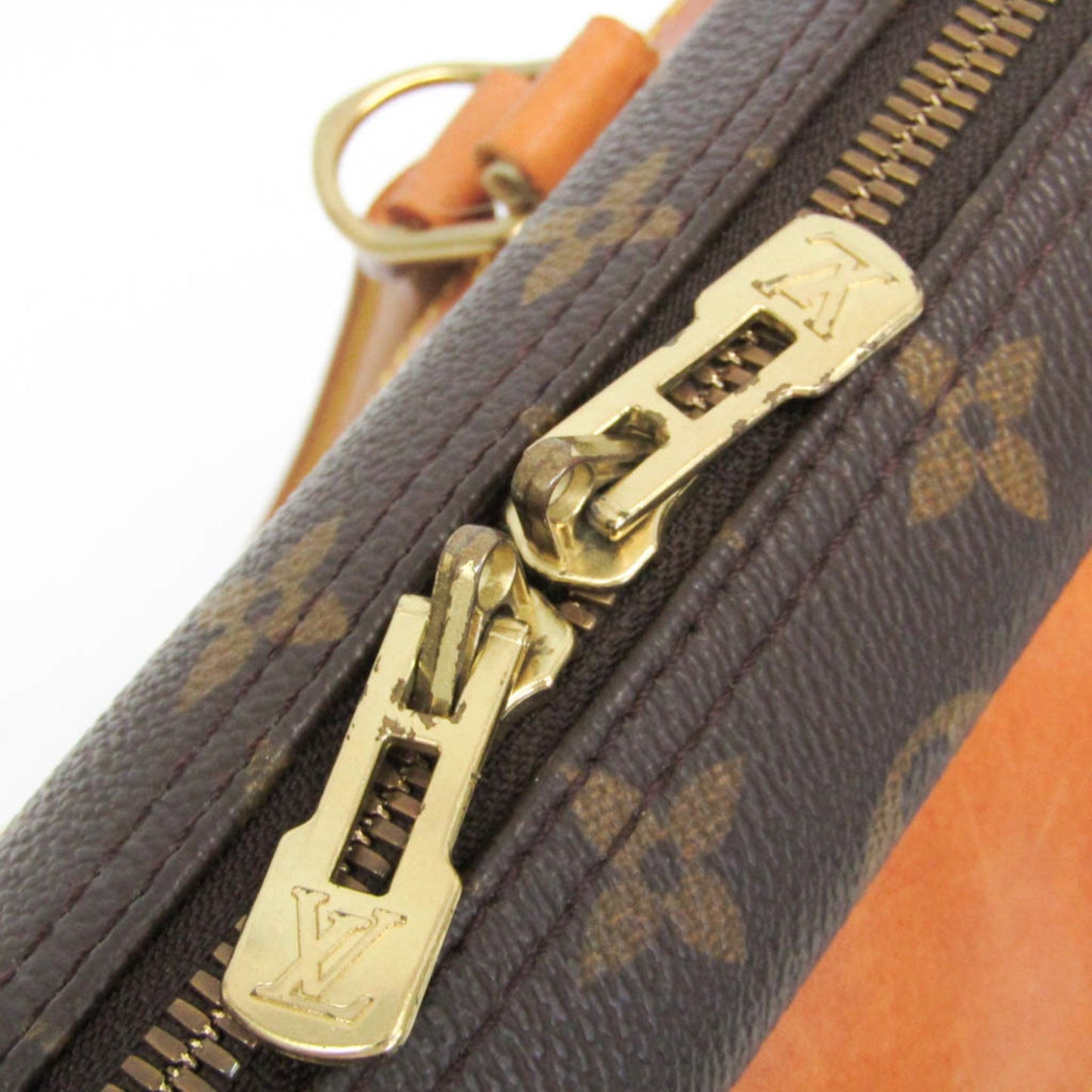 Louis Vuitton Deauville, Brown, Canvas, handbag