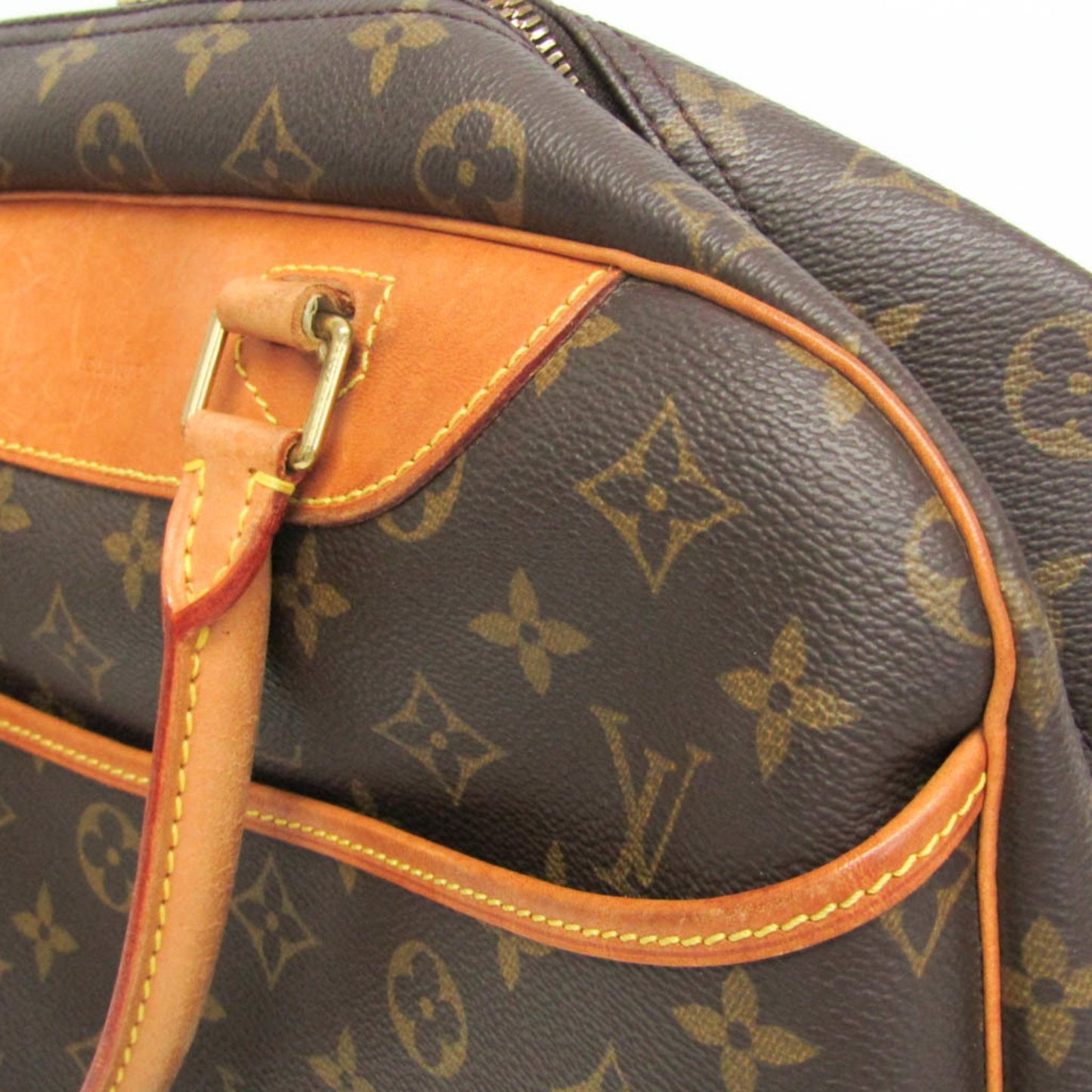 Louis Vuitton Deauville, Brown, Canvas, handbag