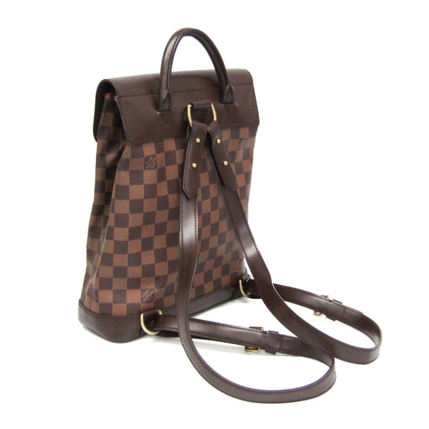 Louis Vuitton Soho, Brown, Canvas, backpack
