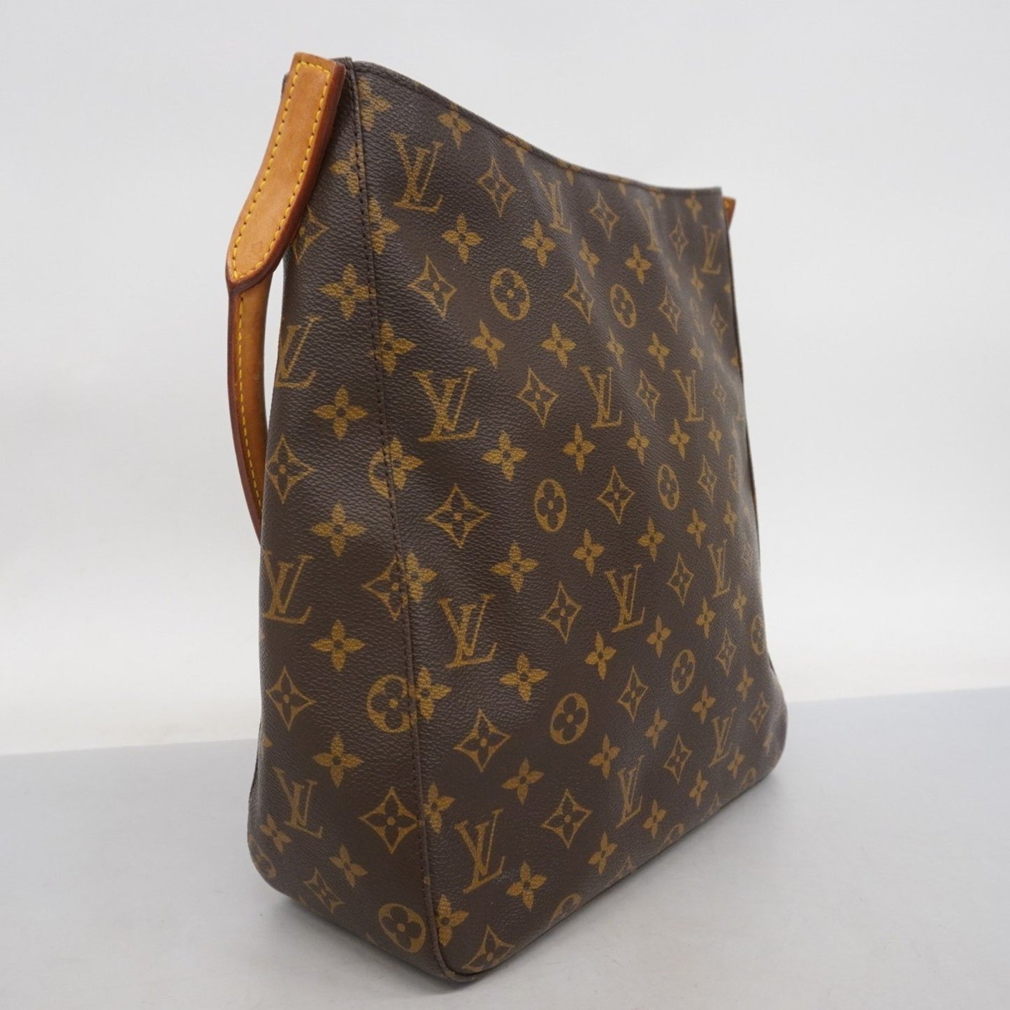 Louis Vuitton Looping GM, Brown, Canvas, shoulder