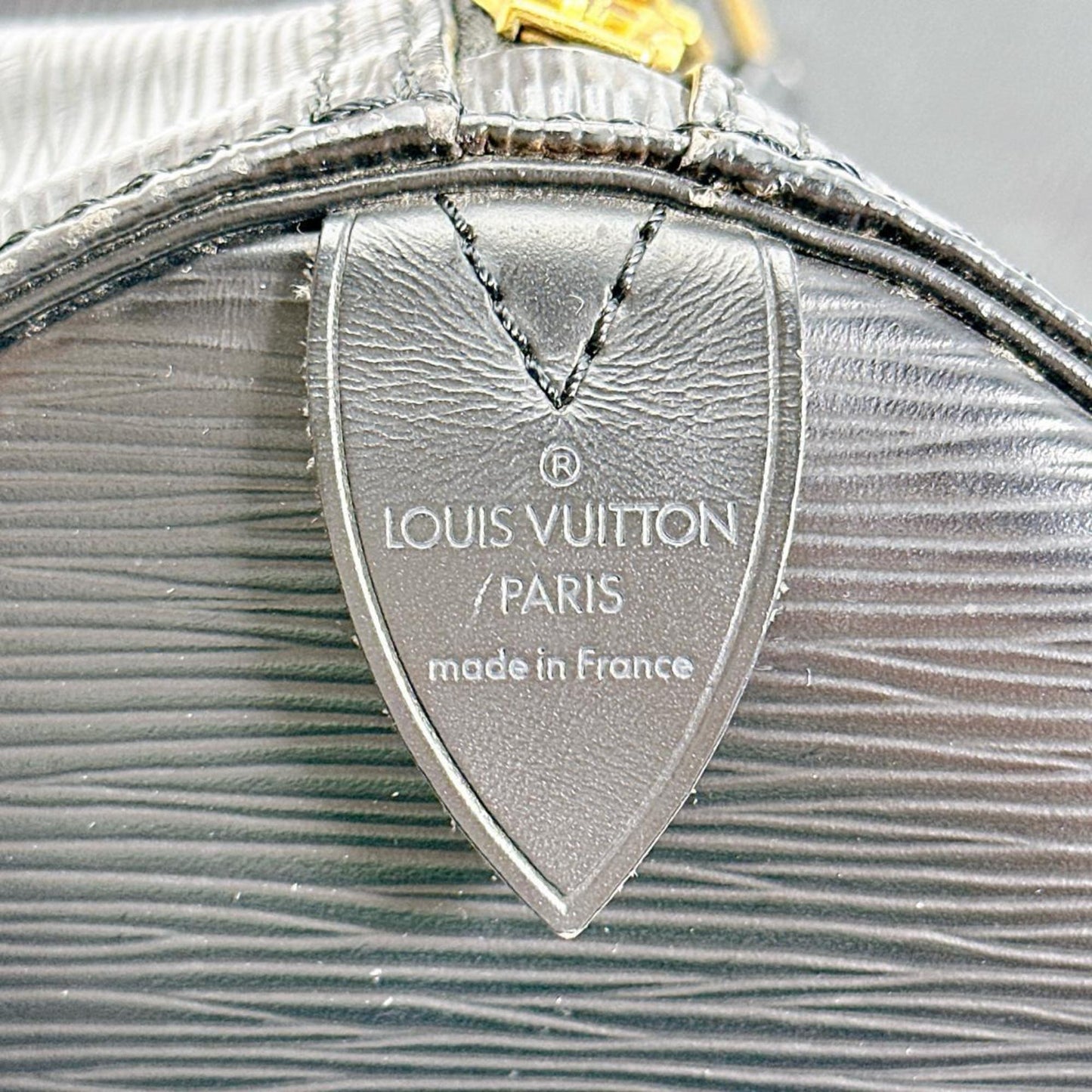 Louis Vuitton Keepall 50, Black, Leather, travel