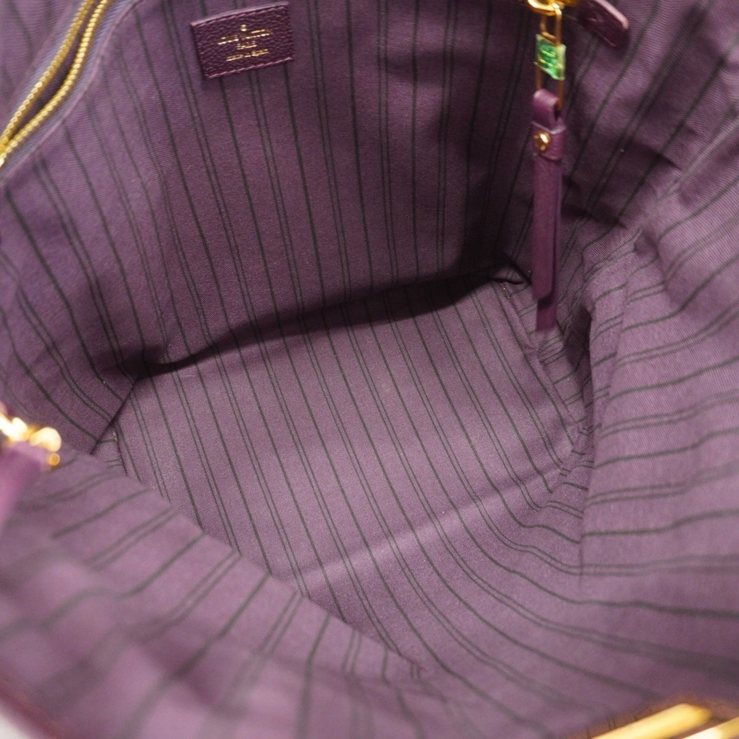 Louis Vuitton Citadine, Purple, Leather, tote