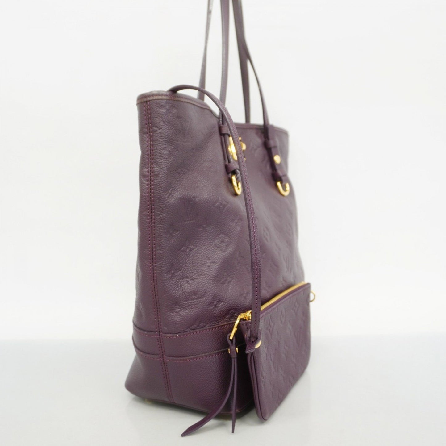 Louis Vuitton Citadine, Purple, Leather, tote
