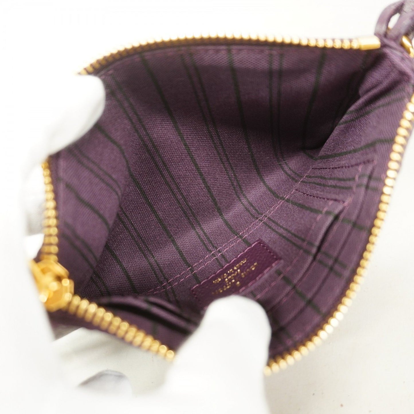 Louis Vuitton Citadine, Purple, Leather, tote