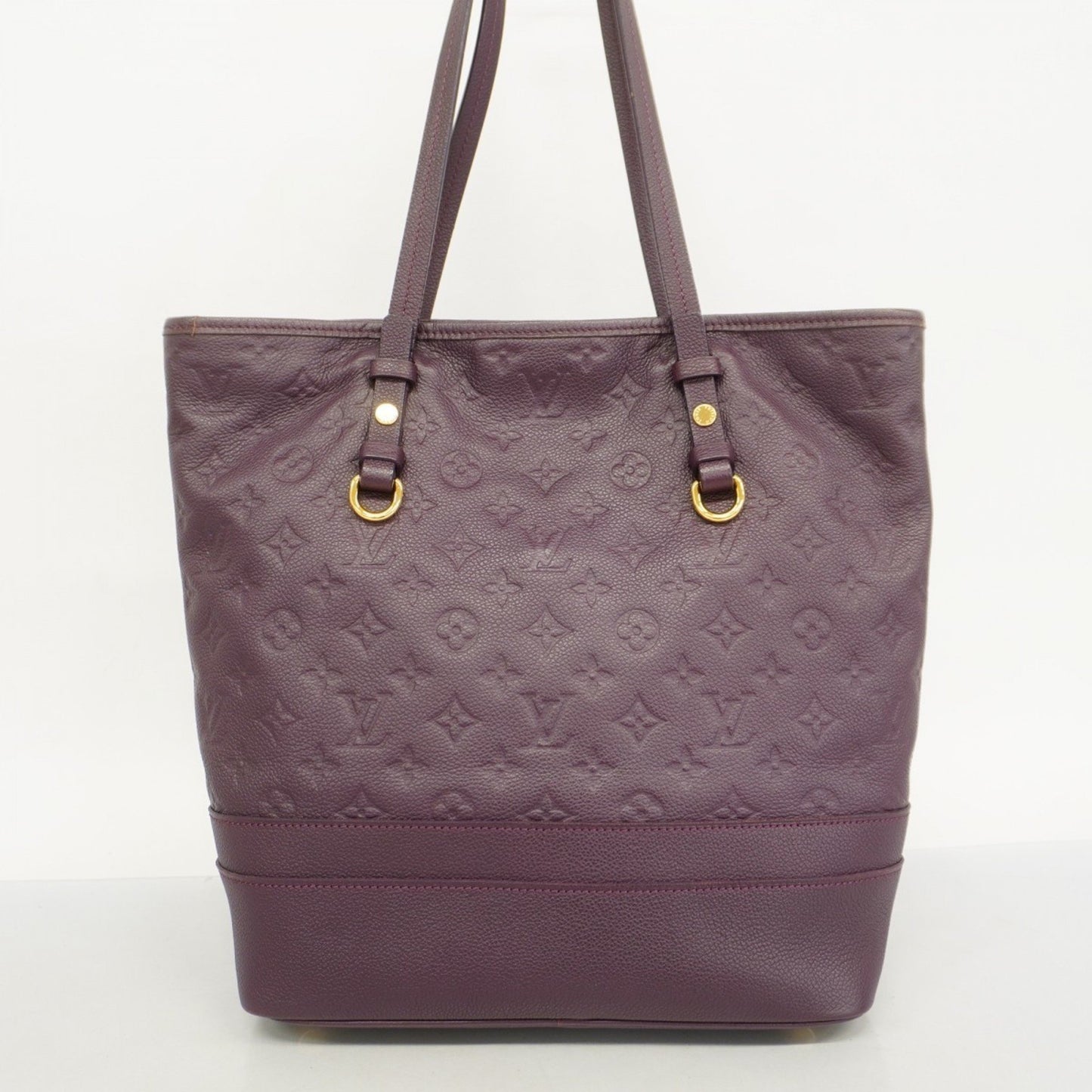 Louis Vuitton Citadine, Purple, Leather, tote