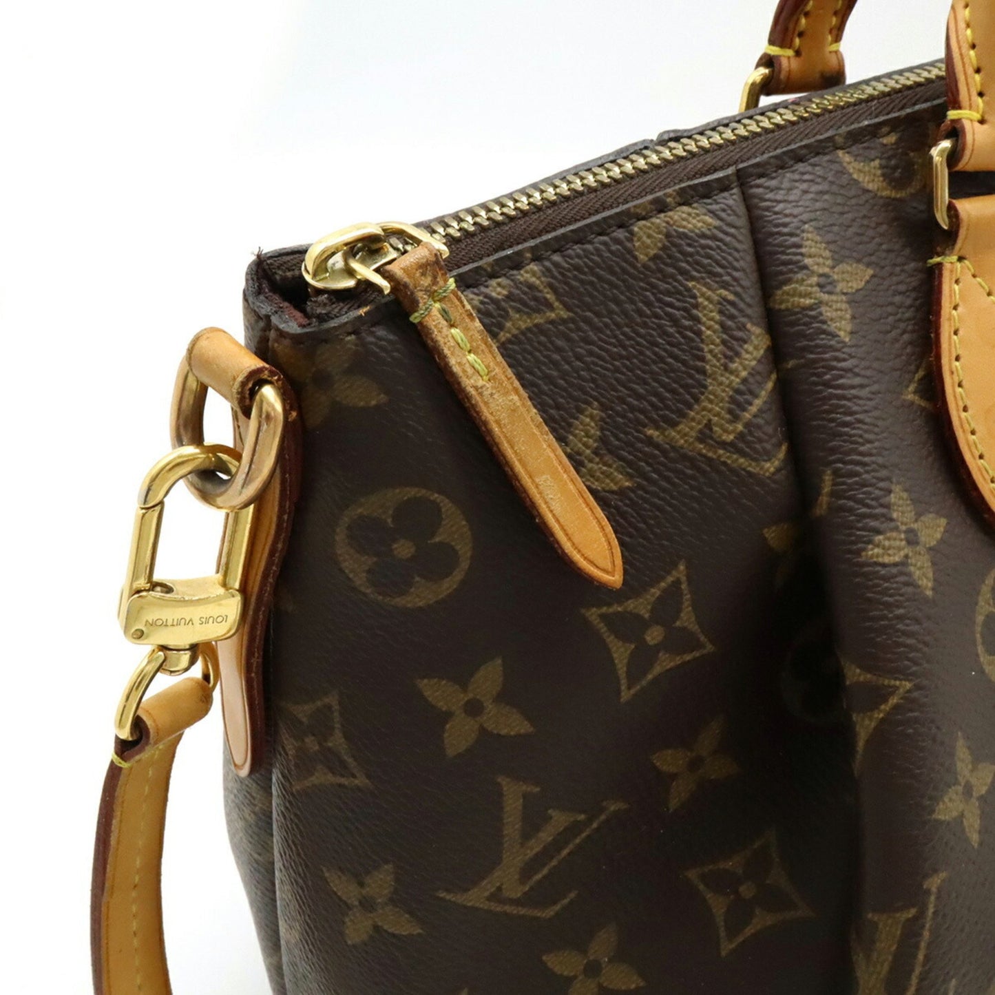 Louis Vuitton Turenne, Brown, Canvas, handbag