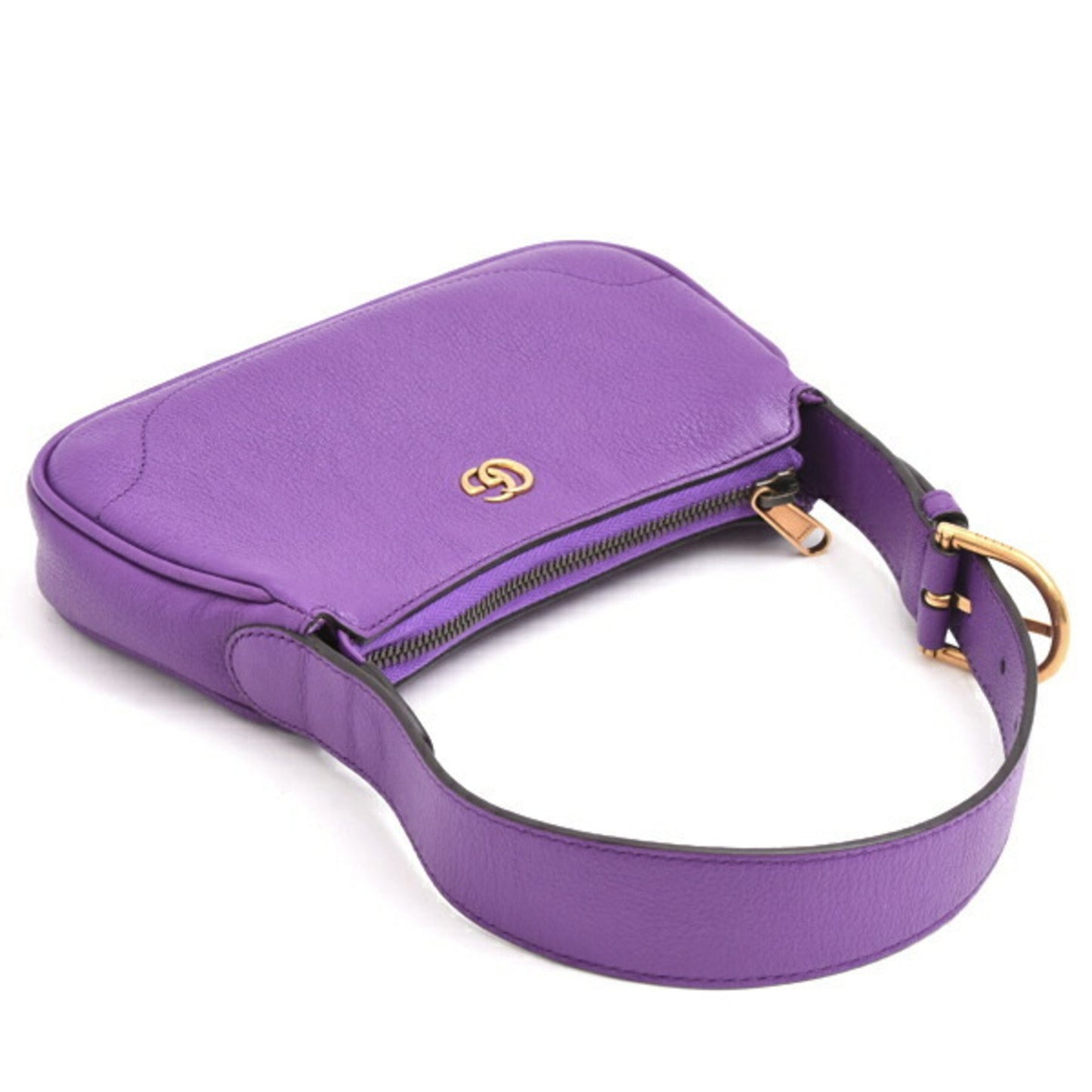Gucci Aphrodite, Purple, Leather, shoulder