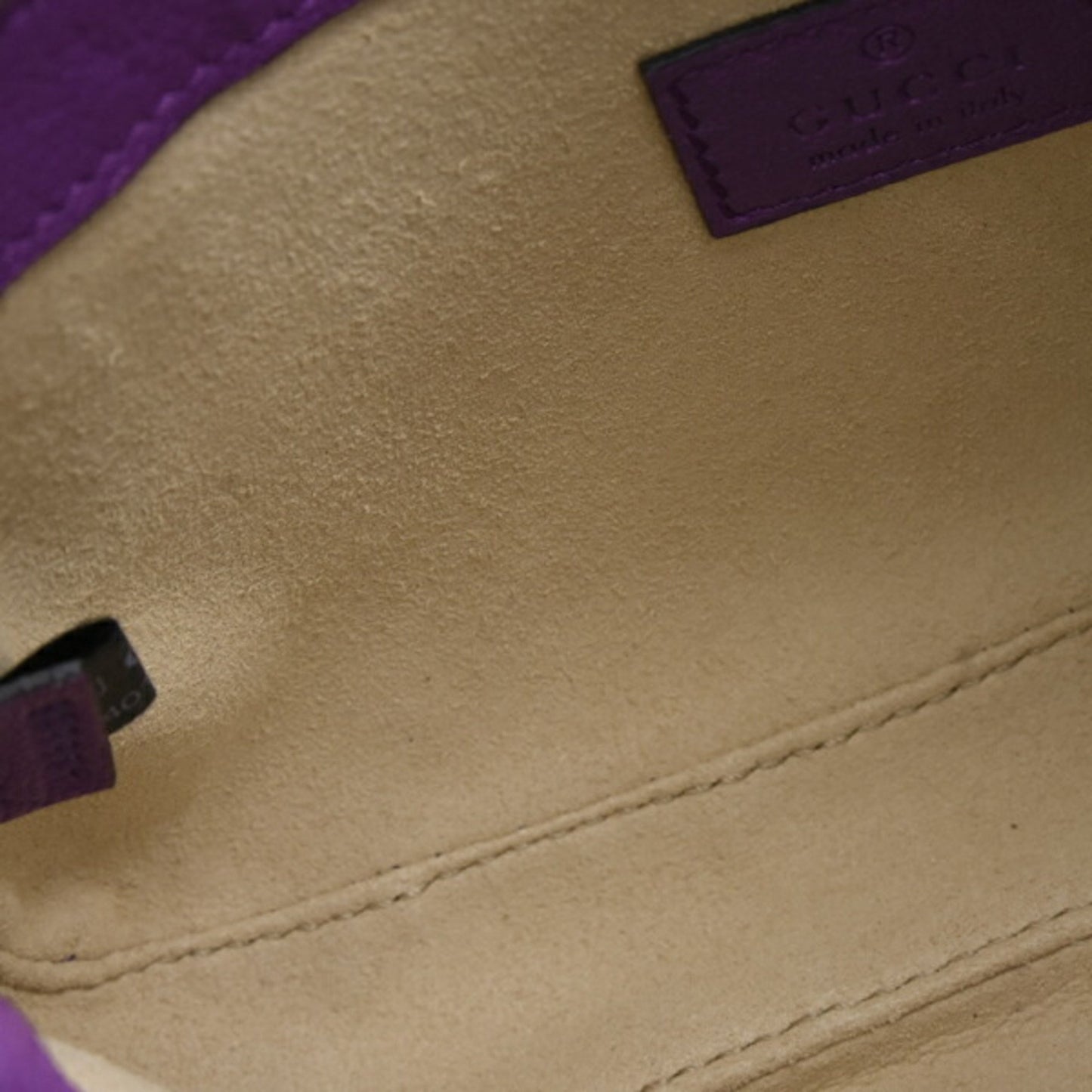Gucci Aphrodite, Purple, Leather, shoulder