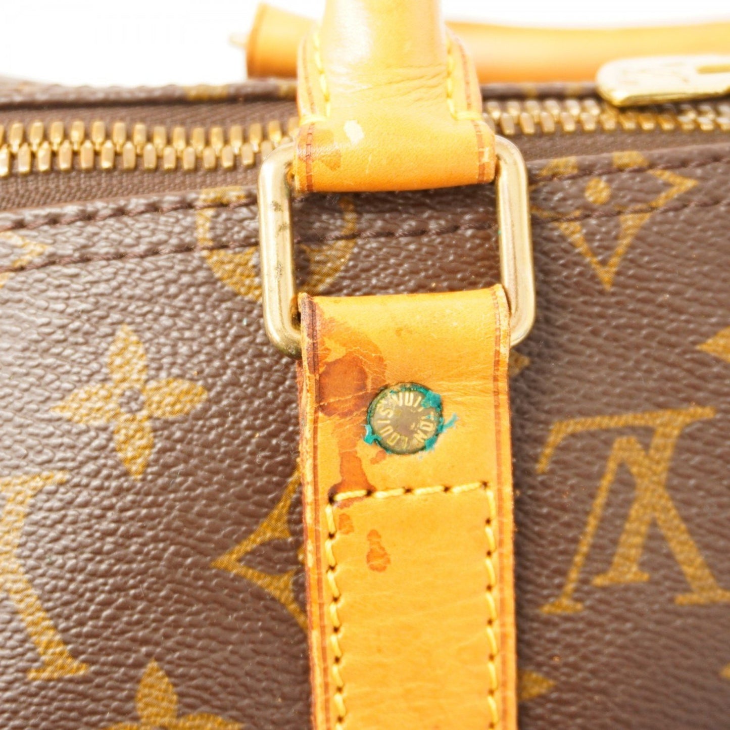 Louis Vuitton Keepall 50, Brown, Canvas, travel