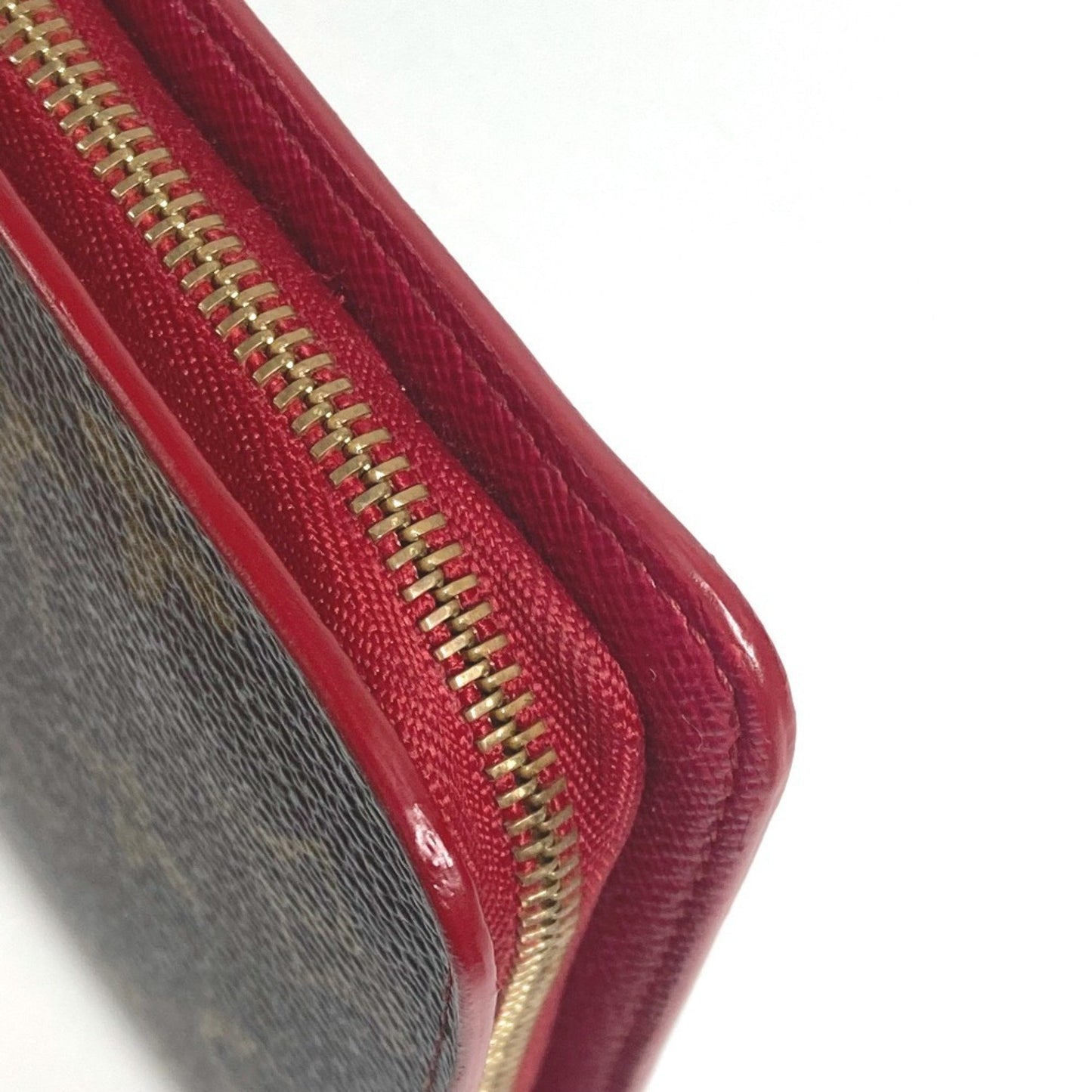 Louis Vuitton Porte monnaie Zippy, Brown, Canvas, wallet