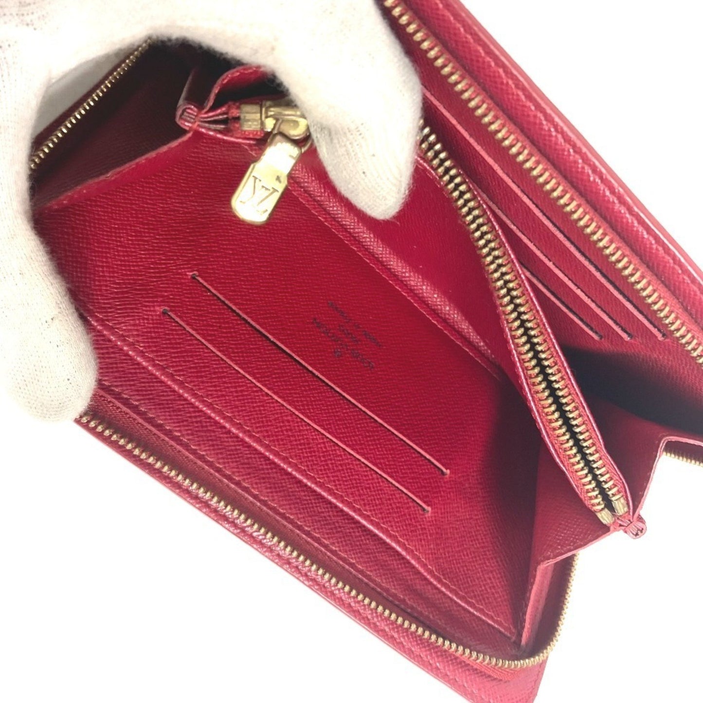 Louis Vuitton Porte monnaie Zippy, Brown, Canvas, wallet