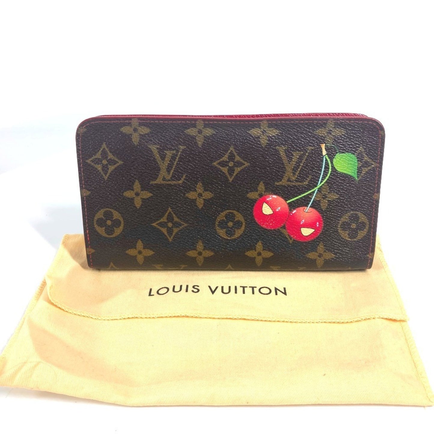 Louis Vuitton Porte monnaie Zippy, Brown, Canvas, wallet