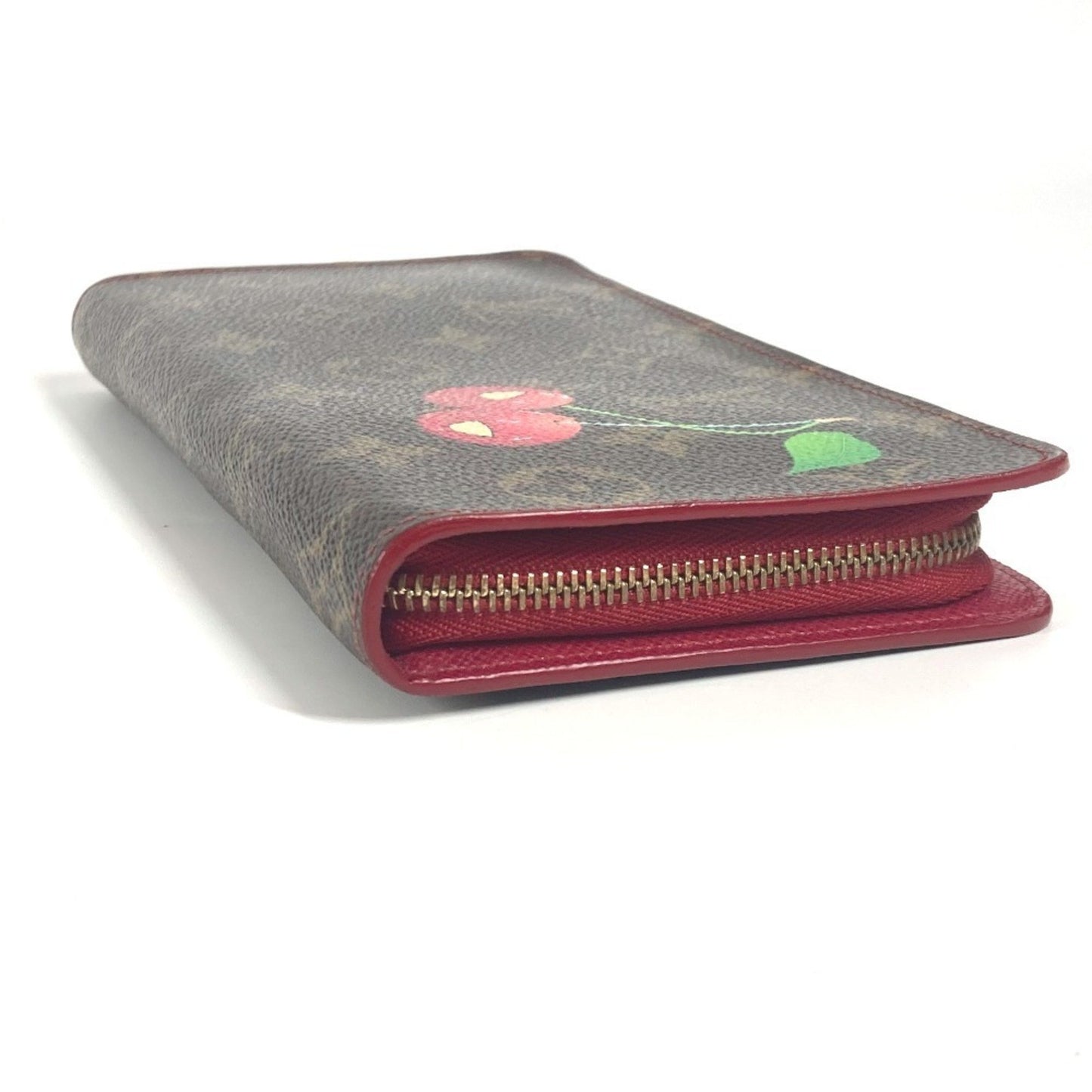Louis Vuitton Porte monnaie Zippy, Brown, Canvas, wallet