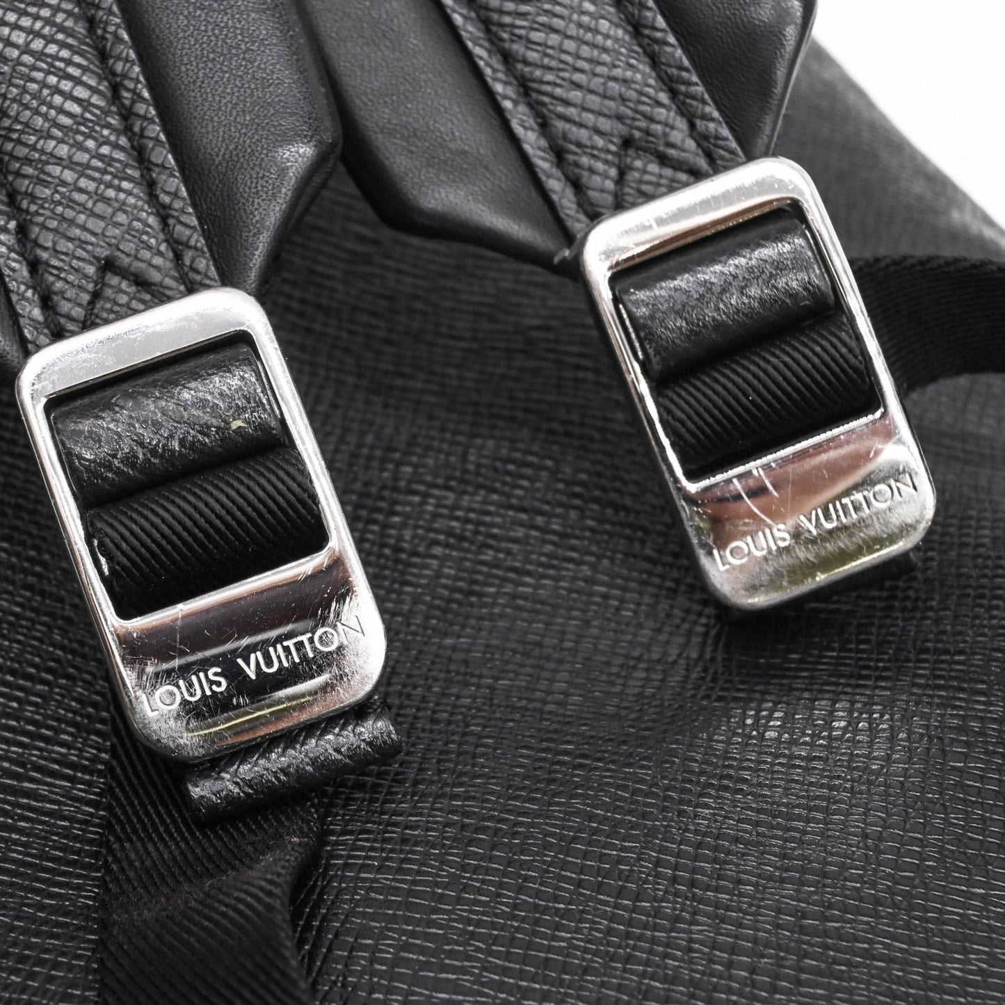 Louis Vuitton Discovery, Black, Canvas, backpack