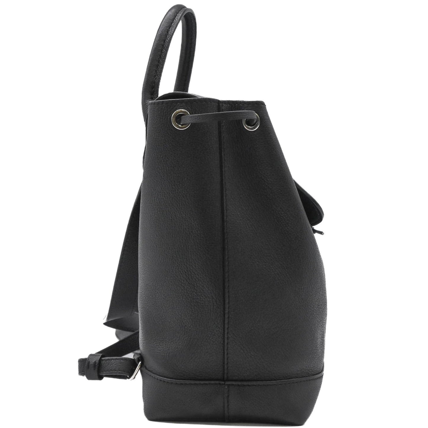 Louis Vuitton Lockme, Black, Leather, backpack