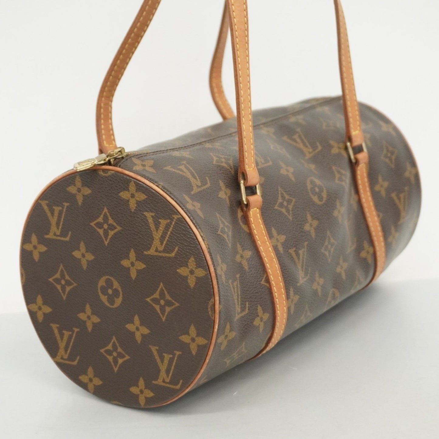 Louis Vuitton Papillon 30, Brown, Canvas, handbag