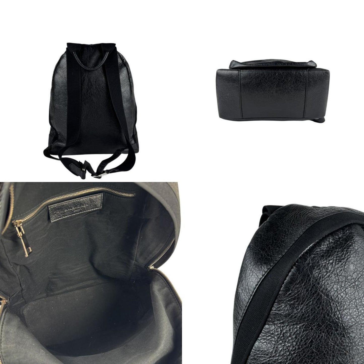 Balenciaga Explorer, Black, Leather, backpack