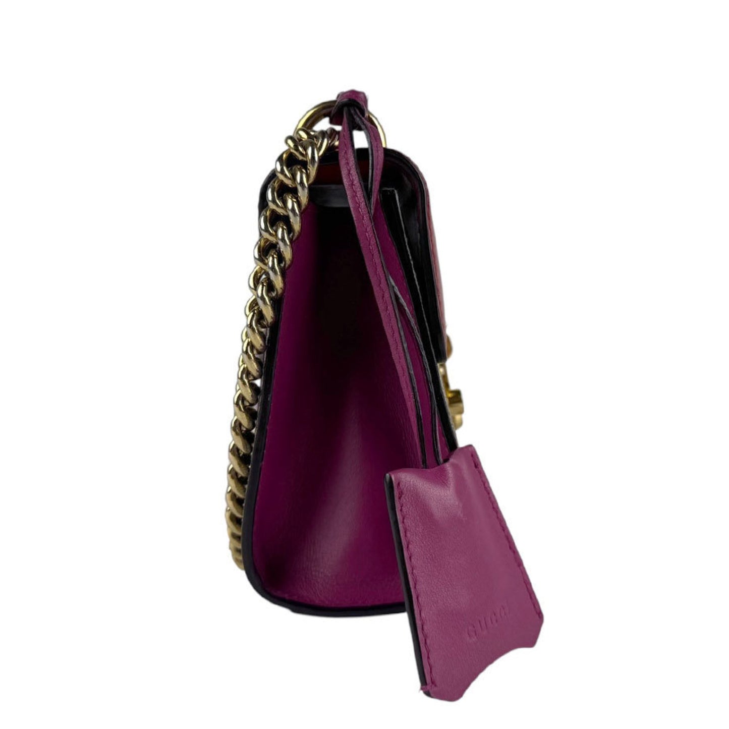 Gucci Padlock, Beige, "CANVAS, LEATHER", shoulder