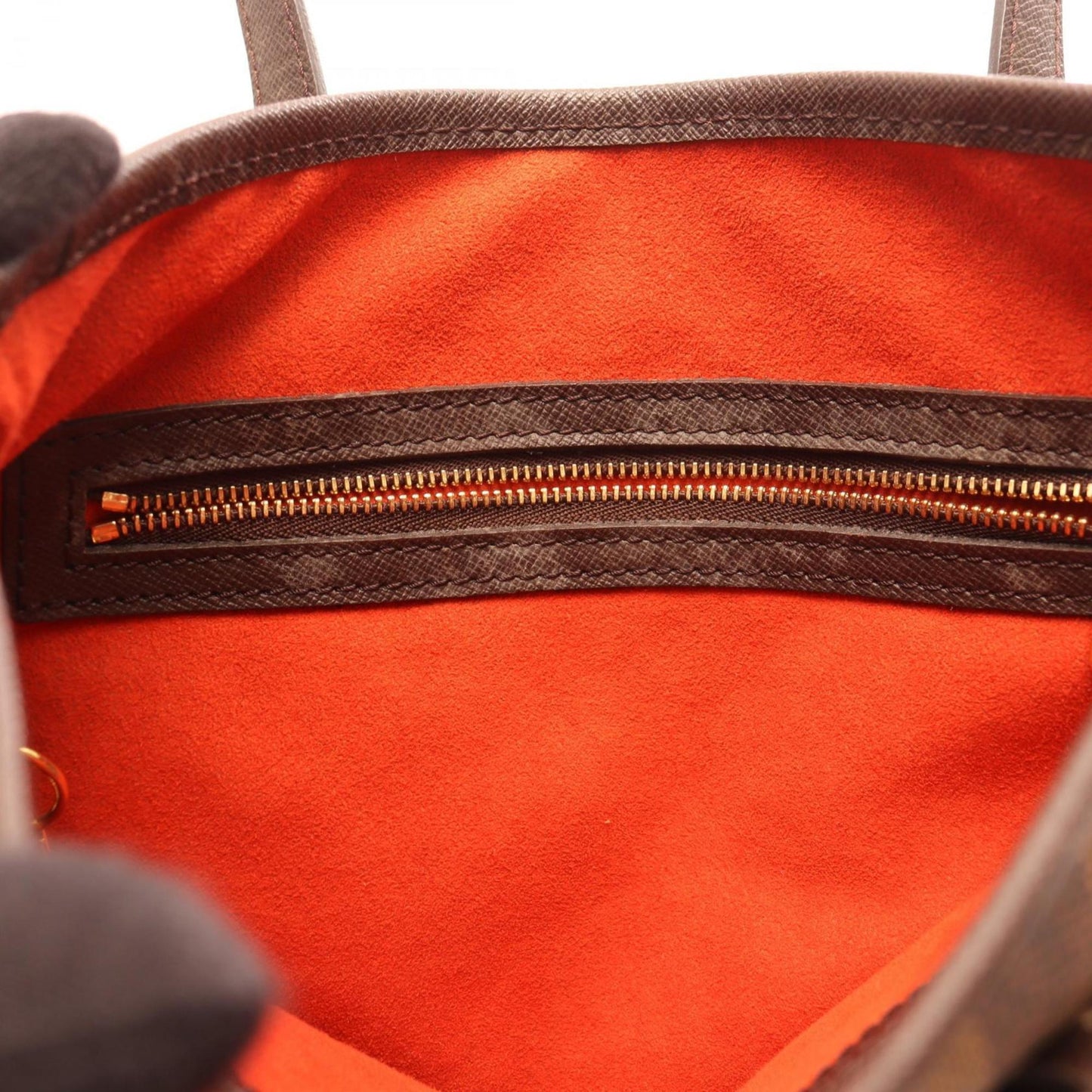 Louis Vuitton Bucket, Brown, "CANVAS, LEATHER", tote