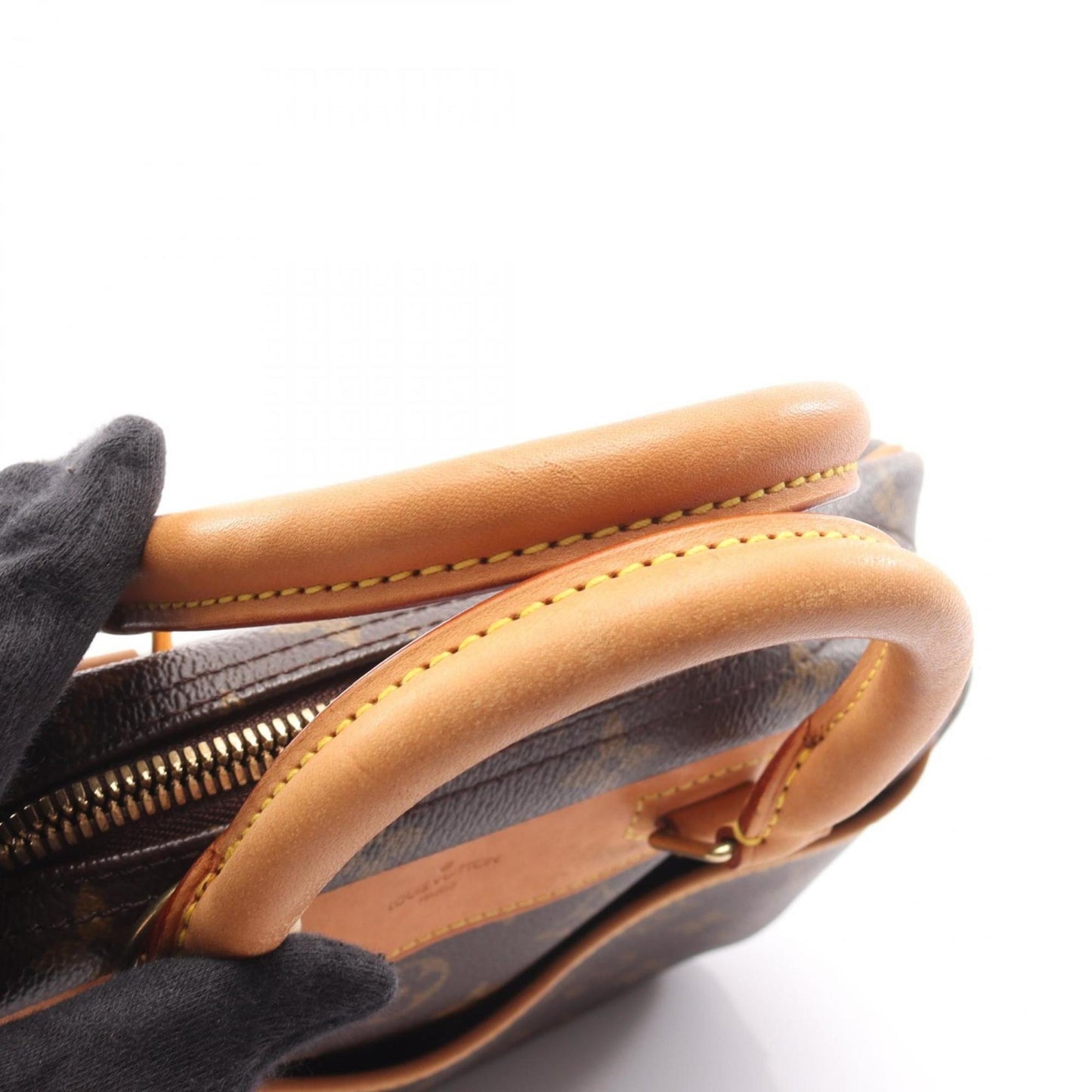 Louis Vuitton Trouville, Brown, Leather, handbag