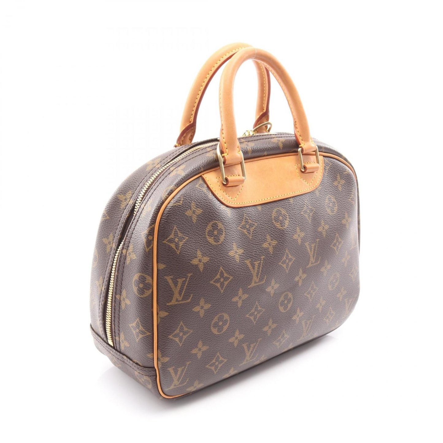 Louis Vuitton Trouville, Brown, Leather, handbag