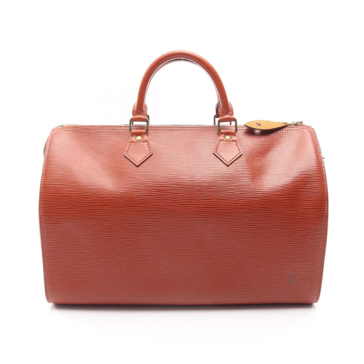 Louis Vuitton Speedy 35, Brown, Leather, handbag