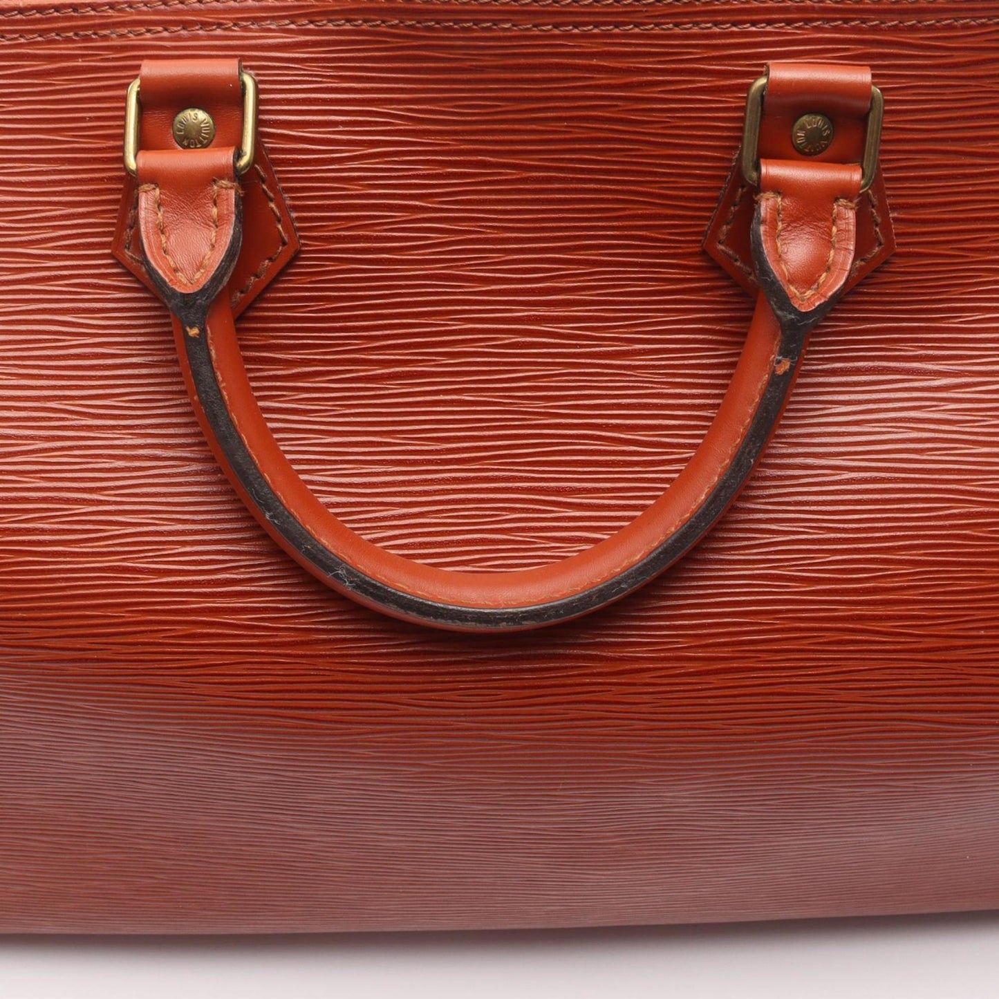 Louis Vuitton Speedy 35, Brown, Leather, handbag