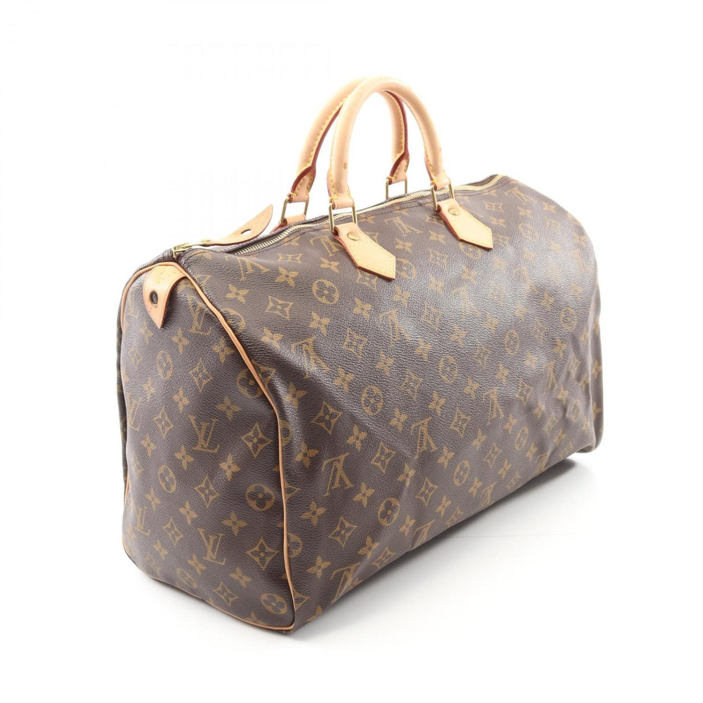Louis Vuitton Speedy 40, Brown, Canvas, handbag