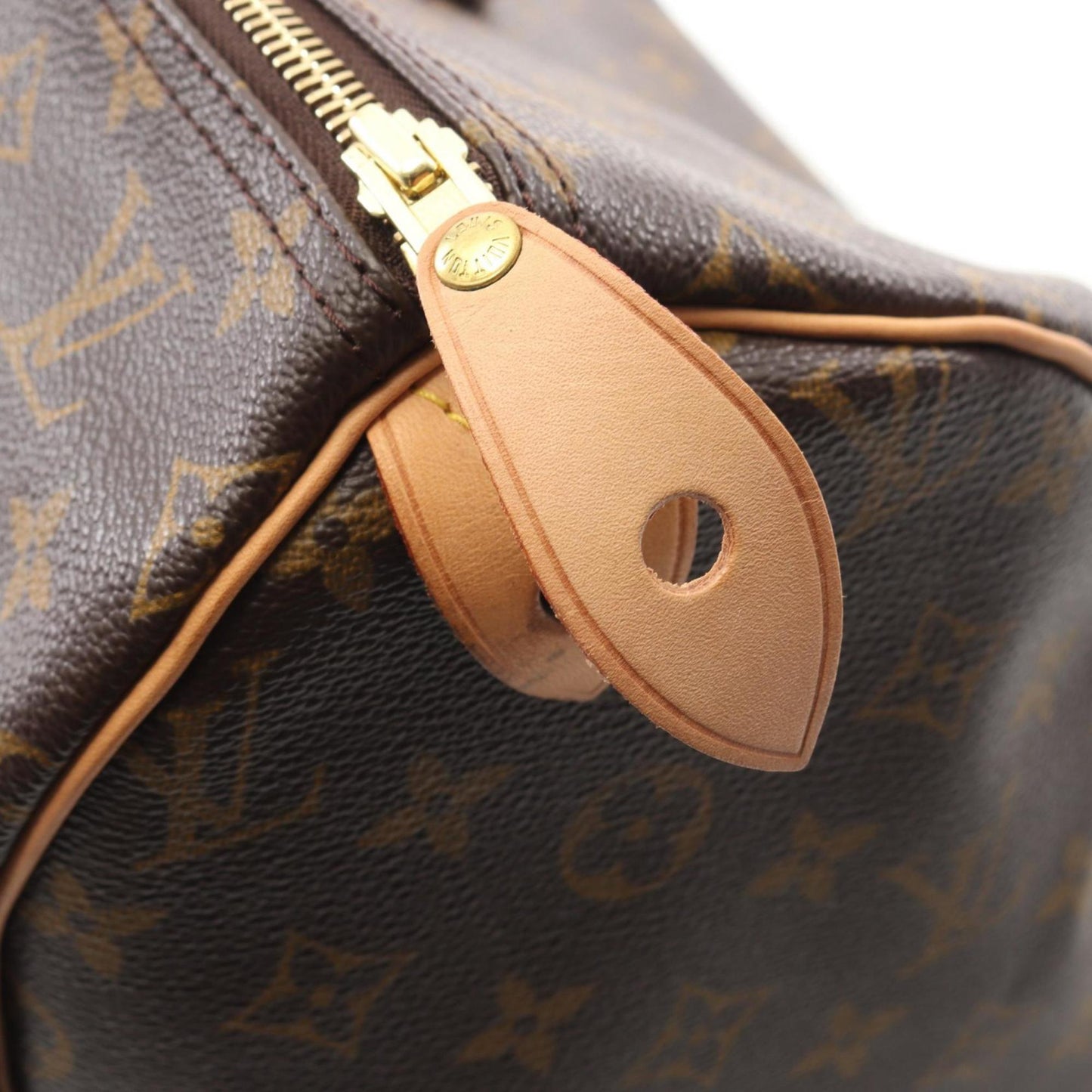 Louis Vuitton Speedy 40, Brown, Canvas, handbag