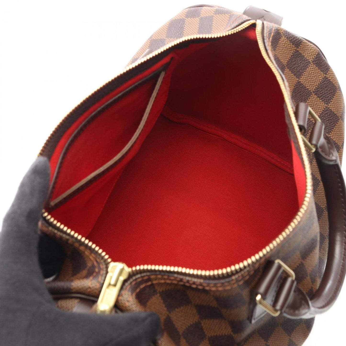 Louis Vuitton Speedy 30, Brown, Canvas, handbag