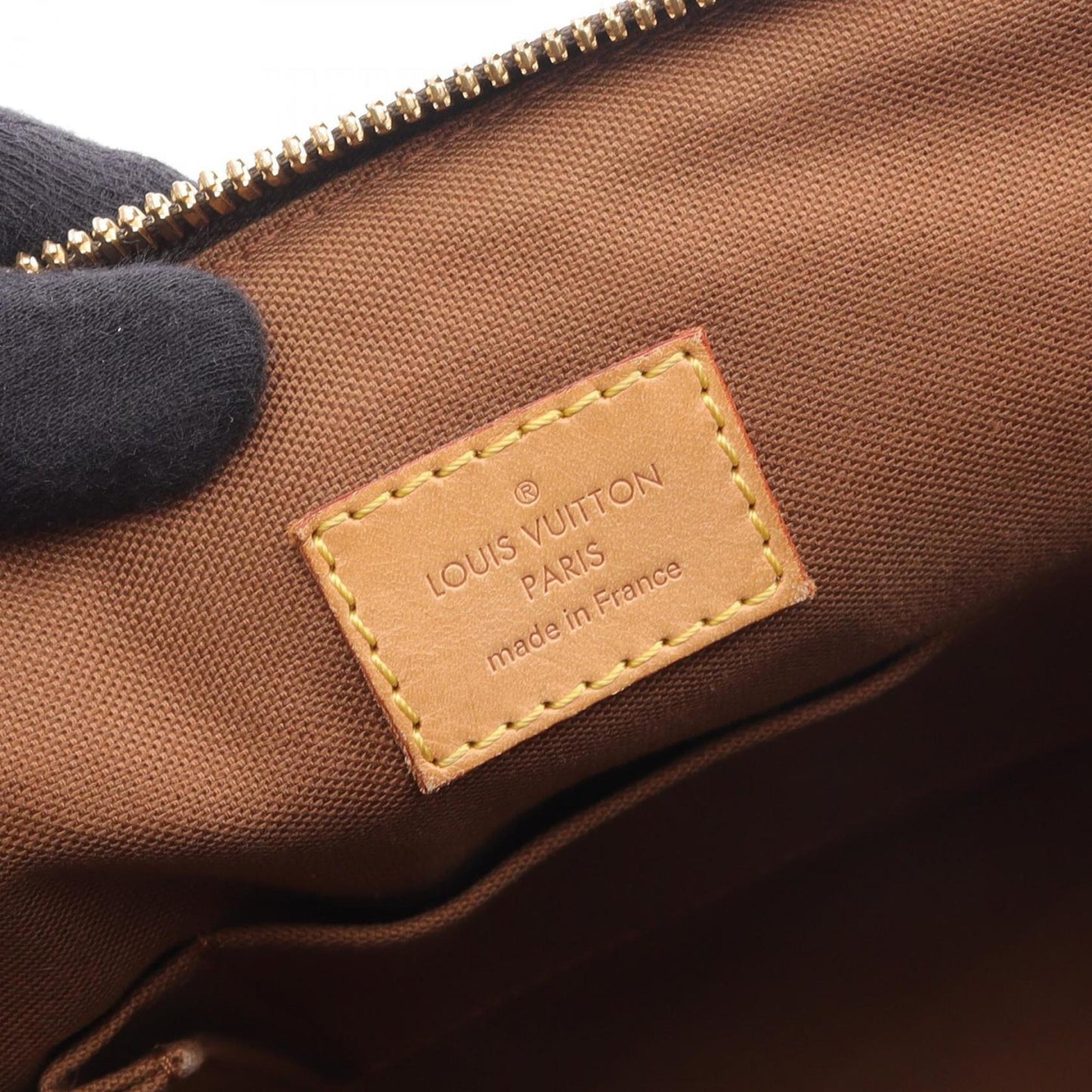 Louis Vuitton Tivoli, Brown, Canvas, handbag