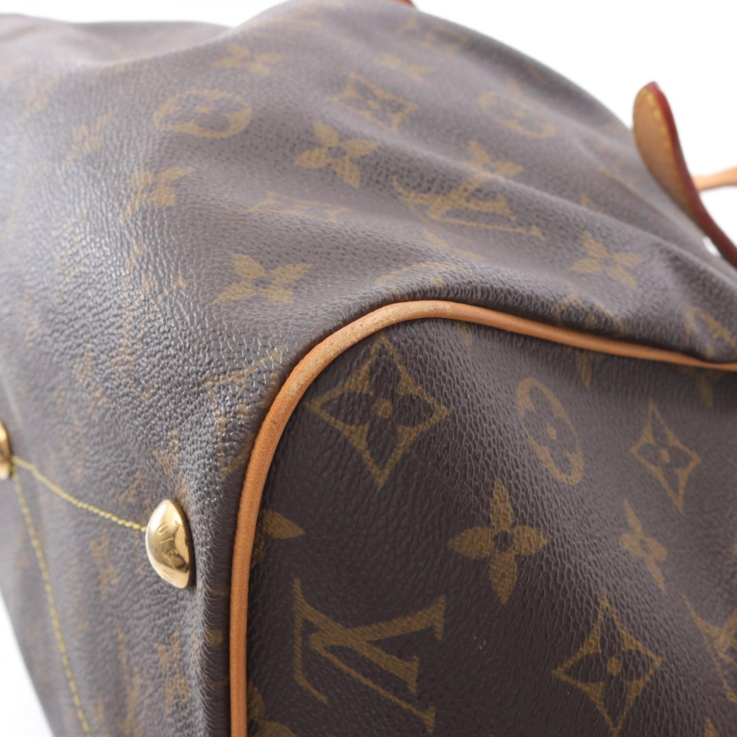 Louis Vuitton Tivoli, Brown, Canvas, handbag