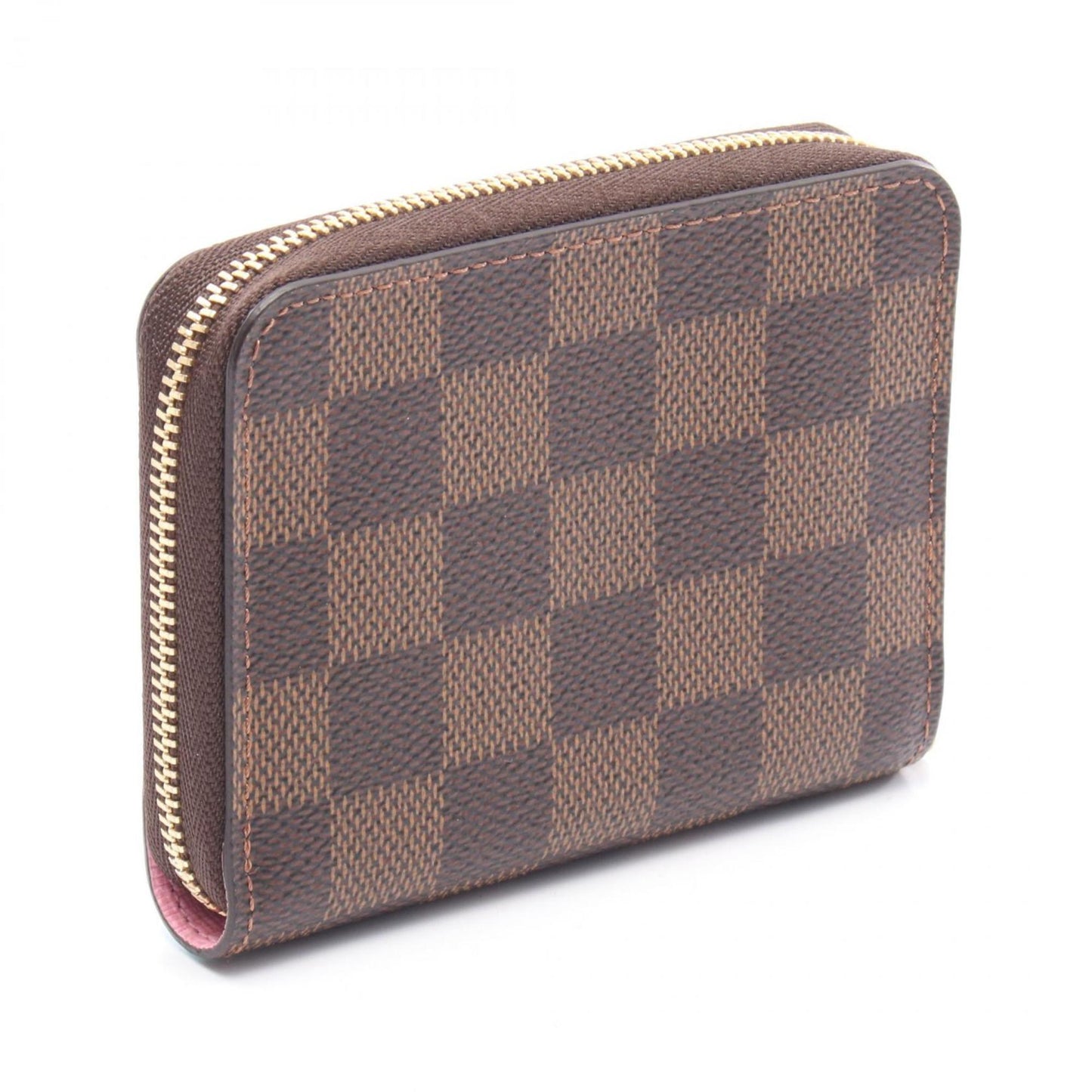 Louis Vuitton Zippy coin purse, Brown, Canvas, wallet