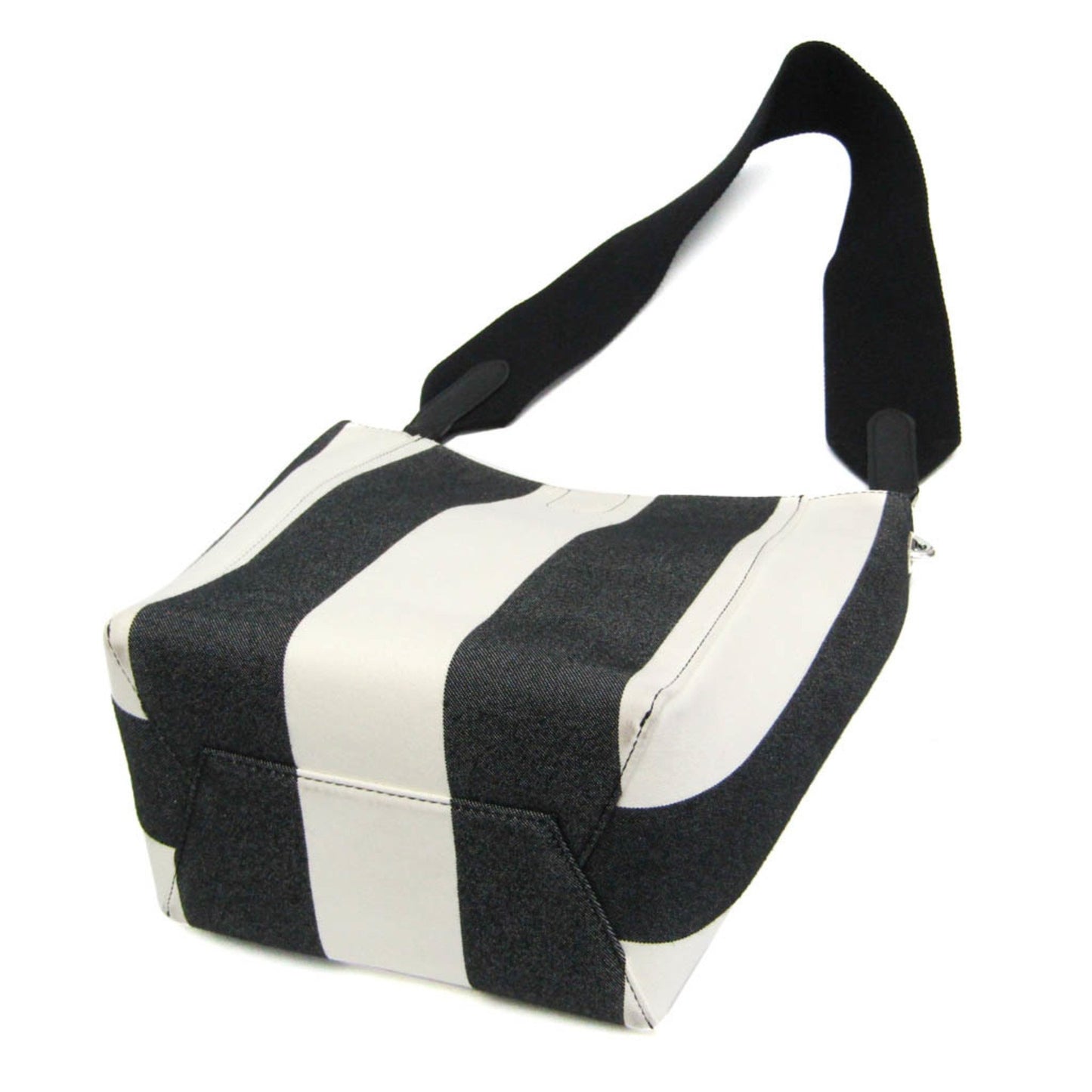 Céline Seau Sangle, White, Canvas, shoulder