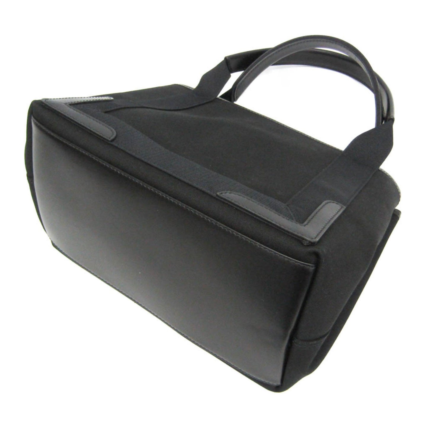 Balenciaga Navy, Black, "CANVAS, LEATHER", tote