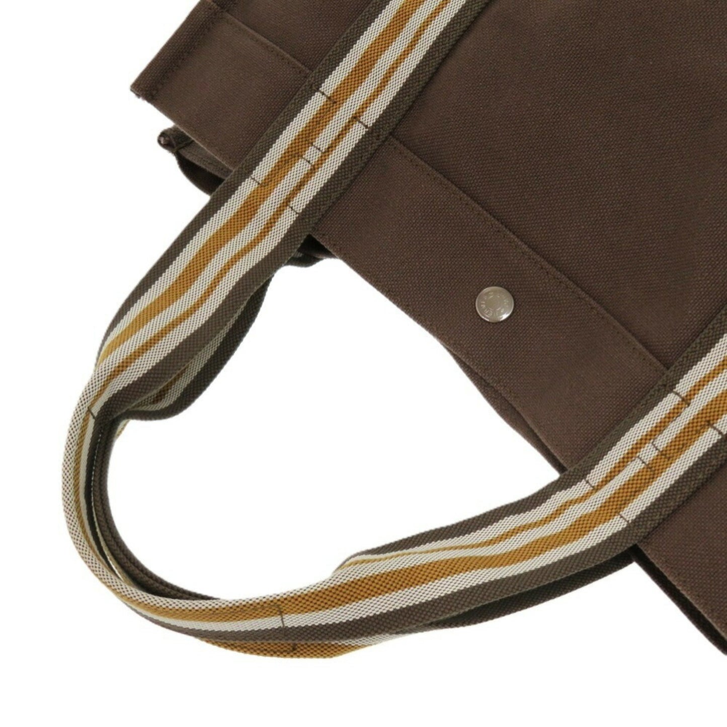 Hermès Toto, Brown, Canvas, tote