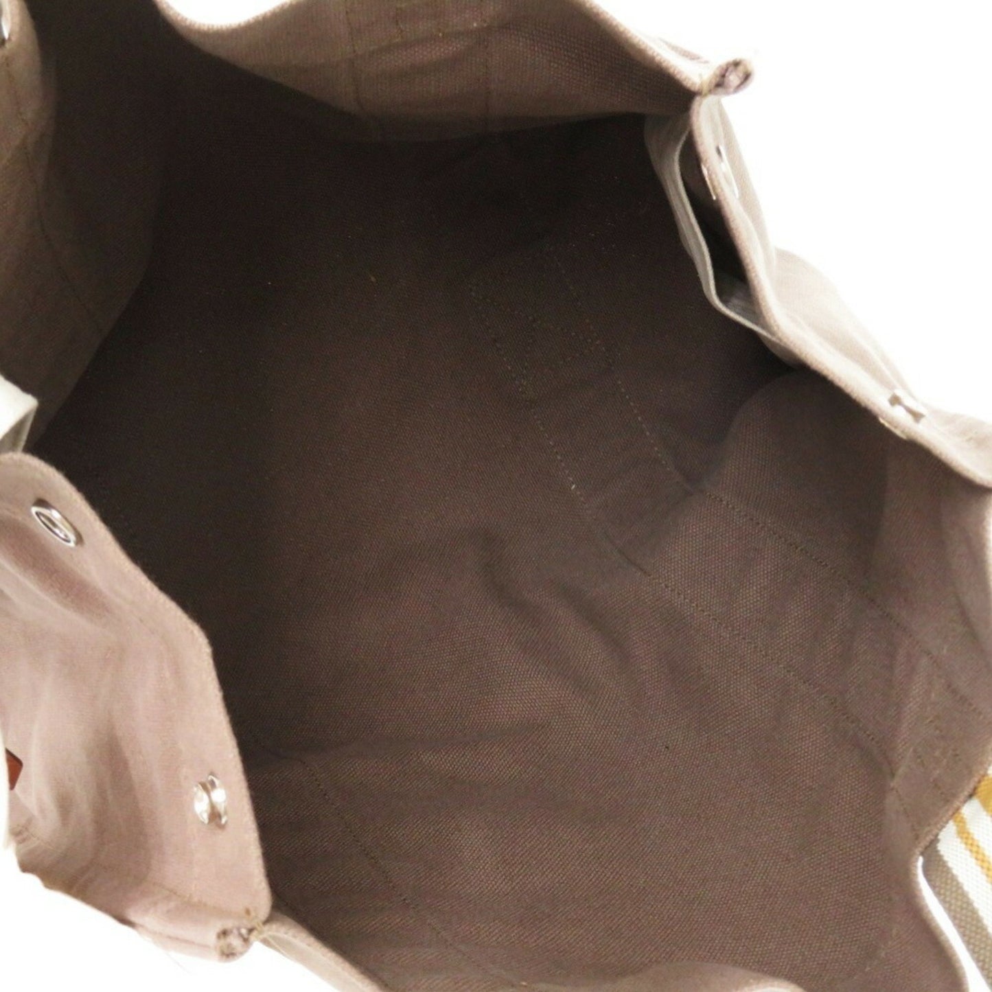 Hermès Toto, Brown, Canvas, tote