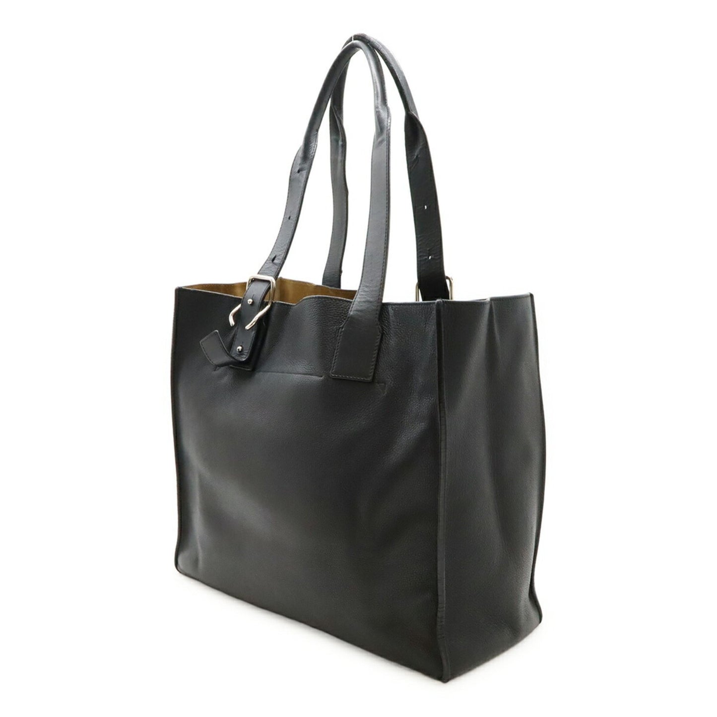 Loewe Buckle, Black, Leather, shoulder