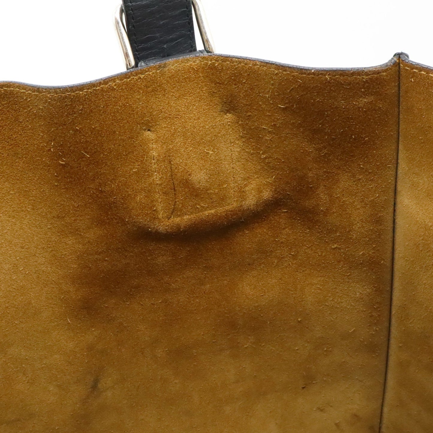 Loewe Buckle, Black, Leather, shoulder