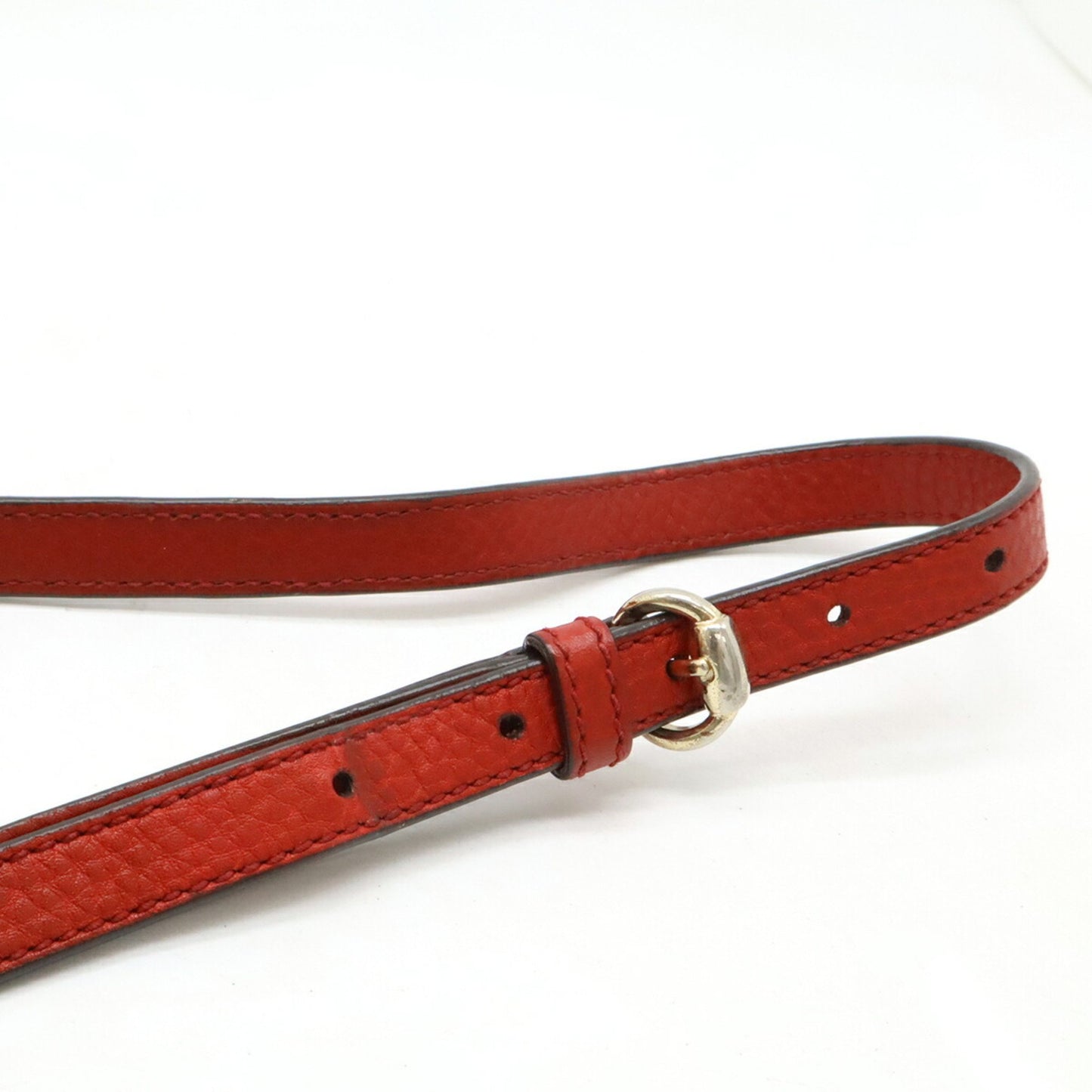 Gucci Soho, Red, Leather, shoulder