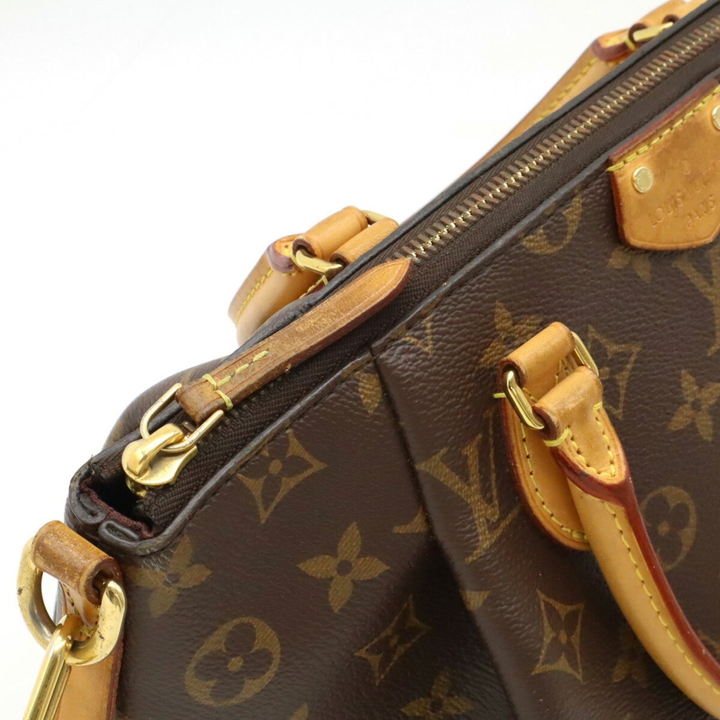 Louis Vuitton Turenne, Brown, Canvas, handbag