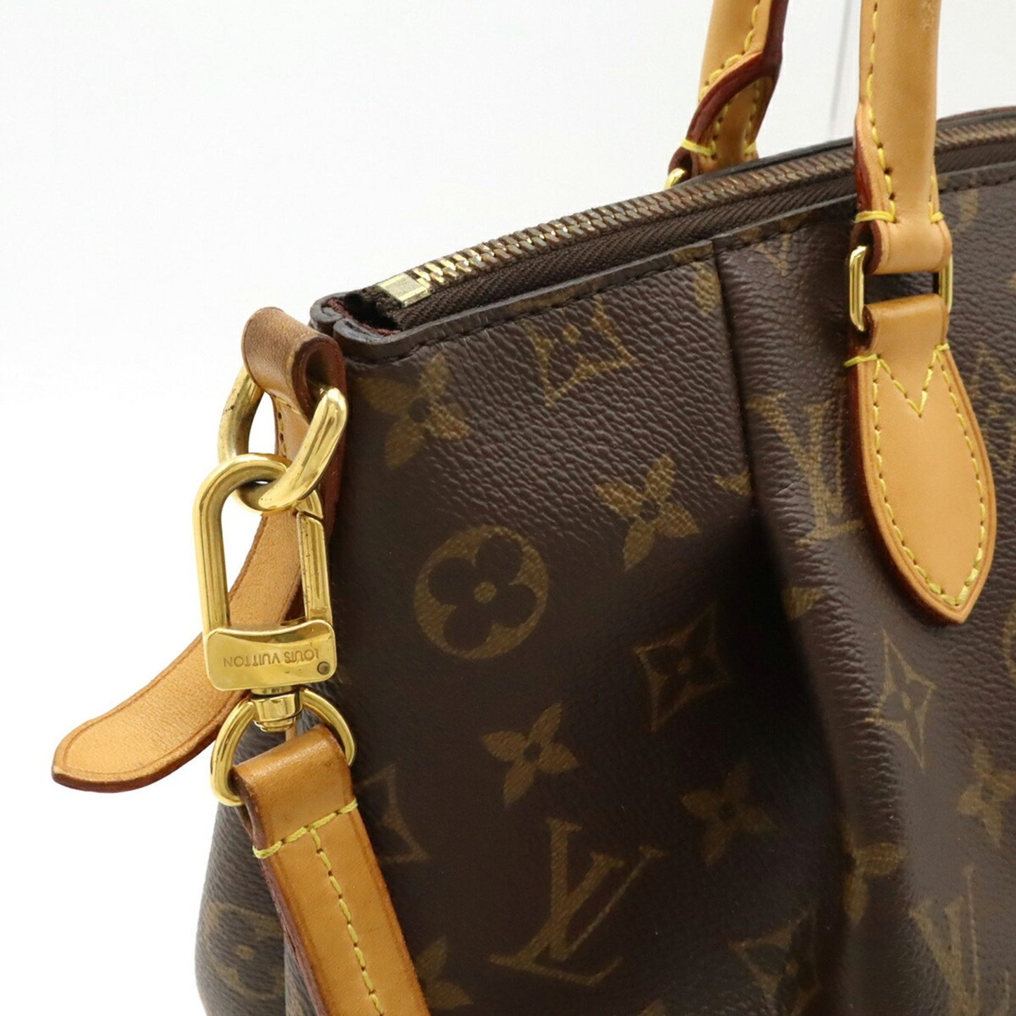 Louis Vuitton Turenne, Brown, Canvas, handbag