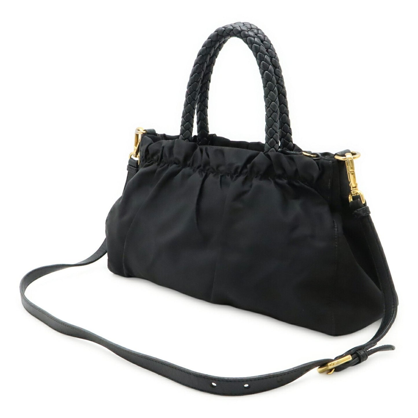 Prada Re-Nylon, Black, NYLON, handbag
