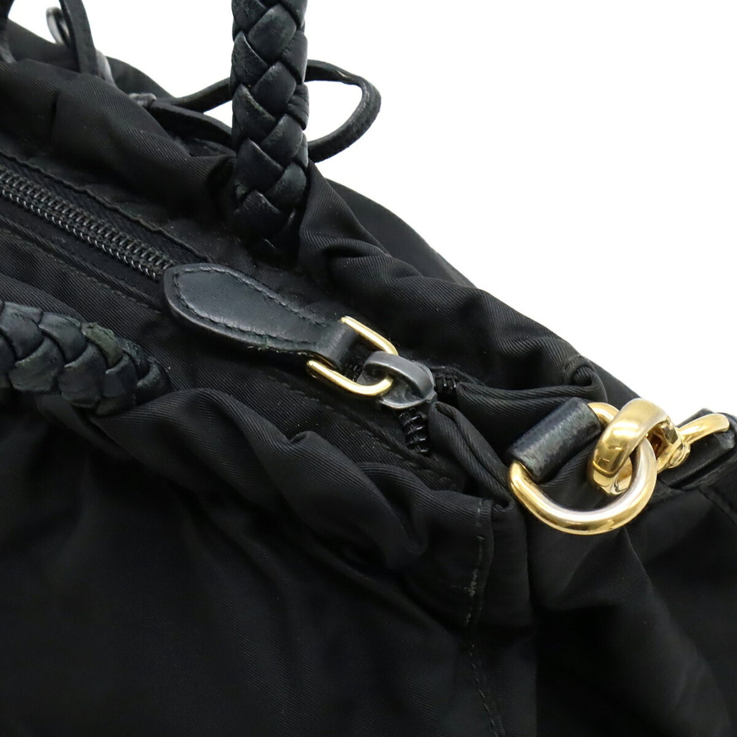 Prada Re-Nylon, Black, NYLON, handbag