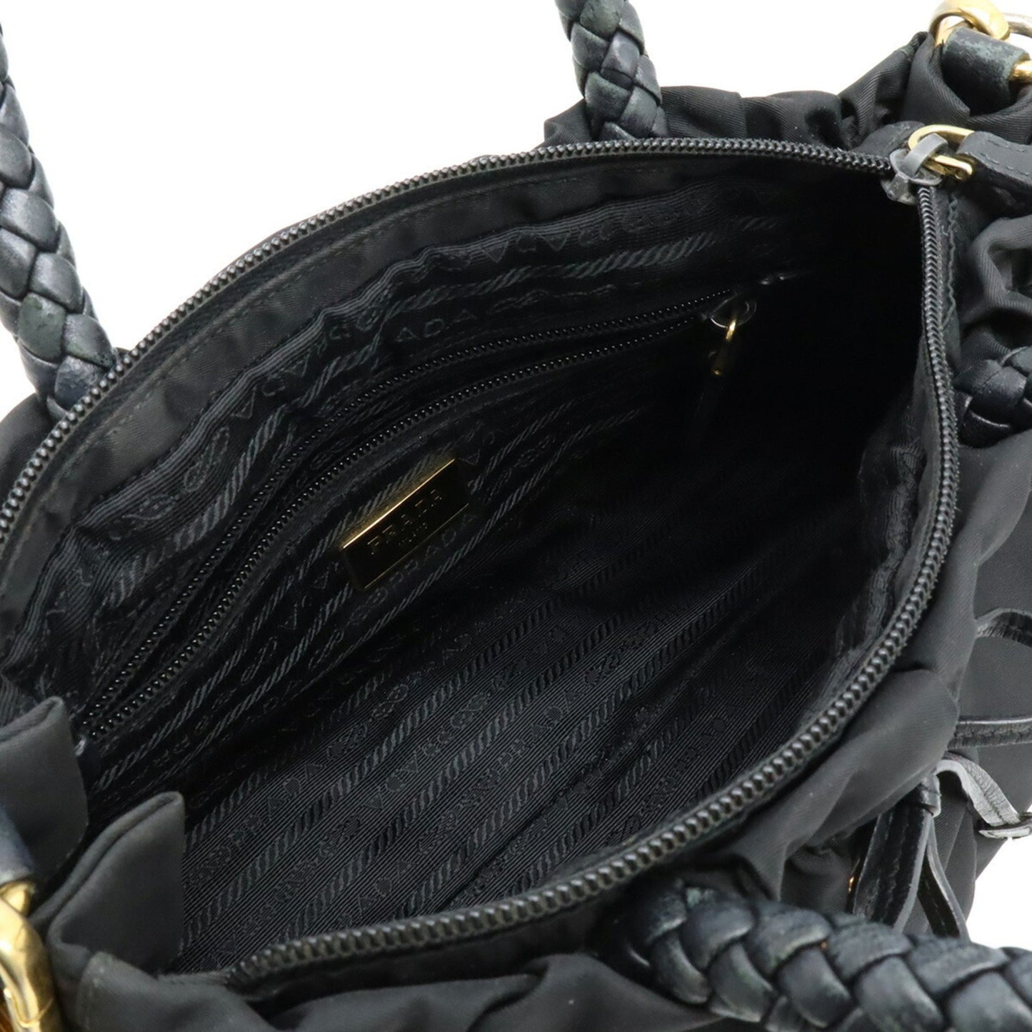 Prada Re-Nylon, Black, NYLON, handbag