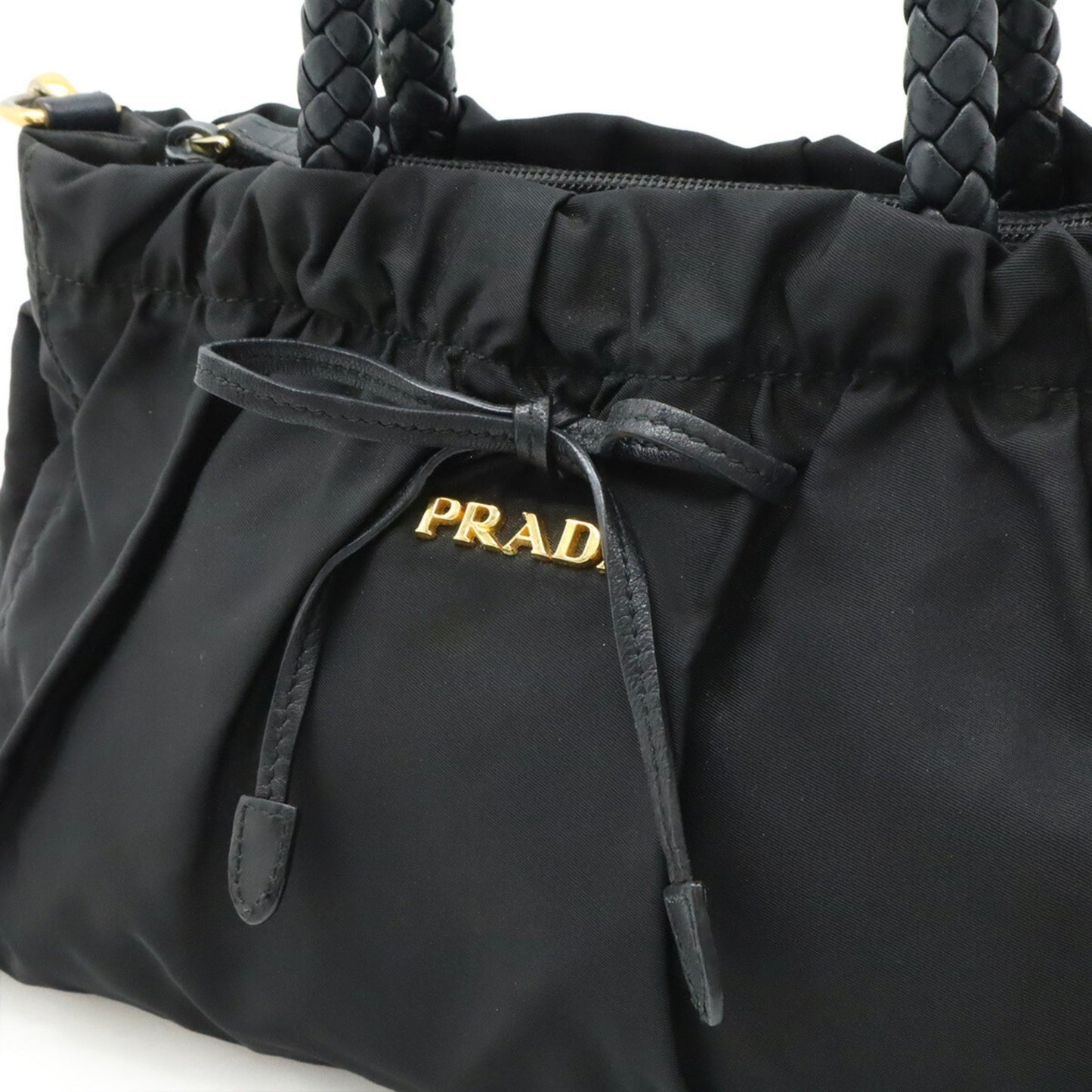 Prada Re-Nylon, Black, NYLON, handbag