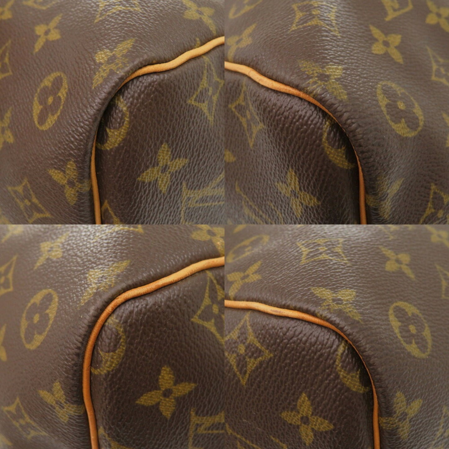 Louis Vuitton Keepall 60, Brown, Canvas, travel
