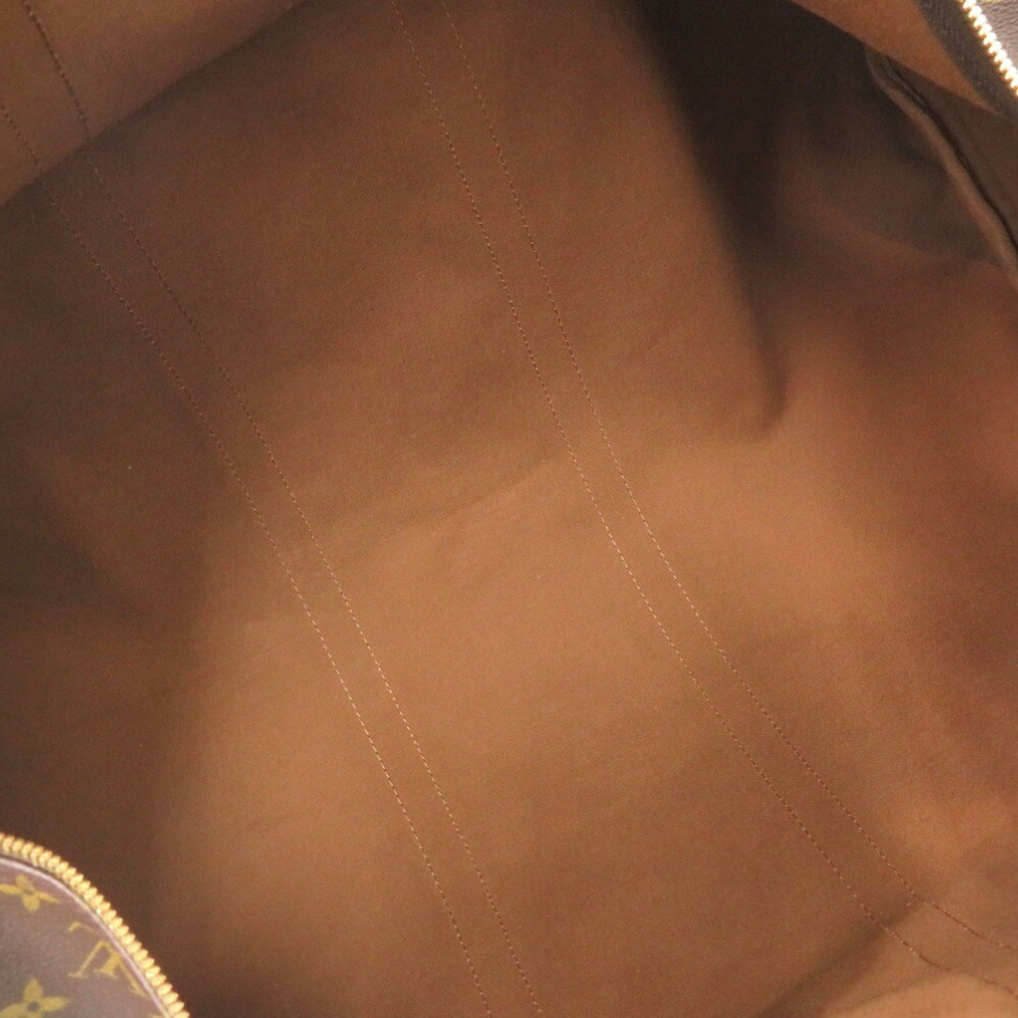 Louis Vuitton Keepall 60, Brown, Canvas, travel