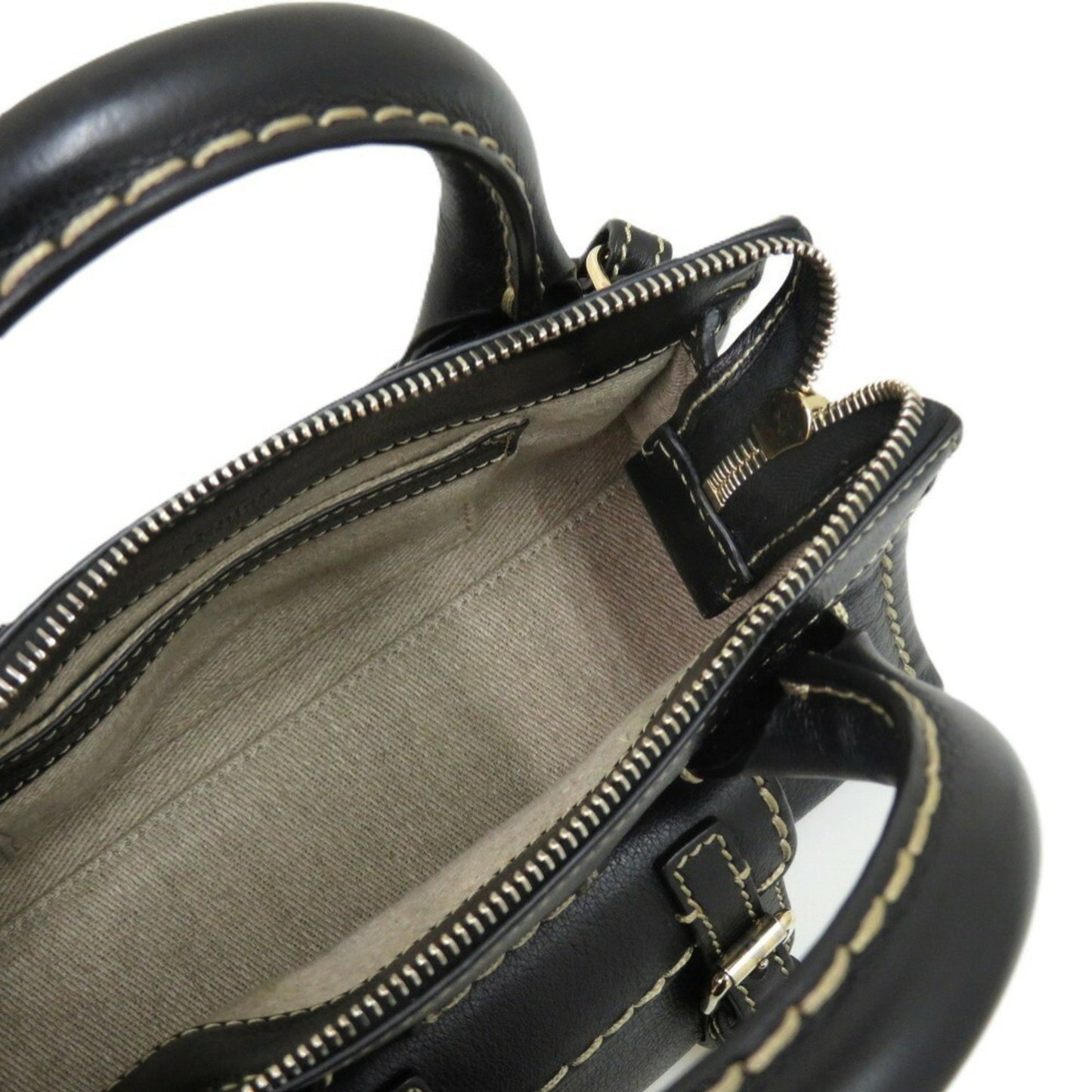 Chloé Edith, Black, Leather, shoulder